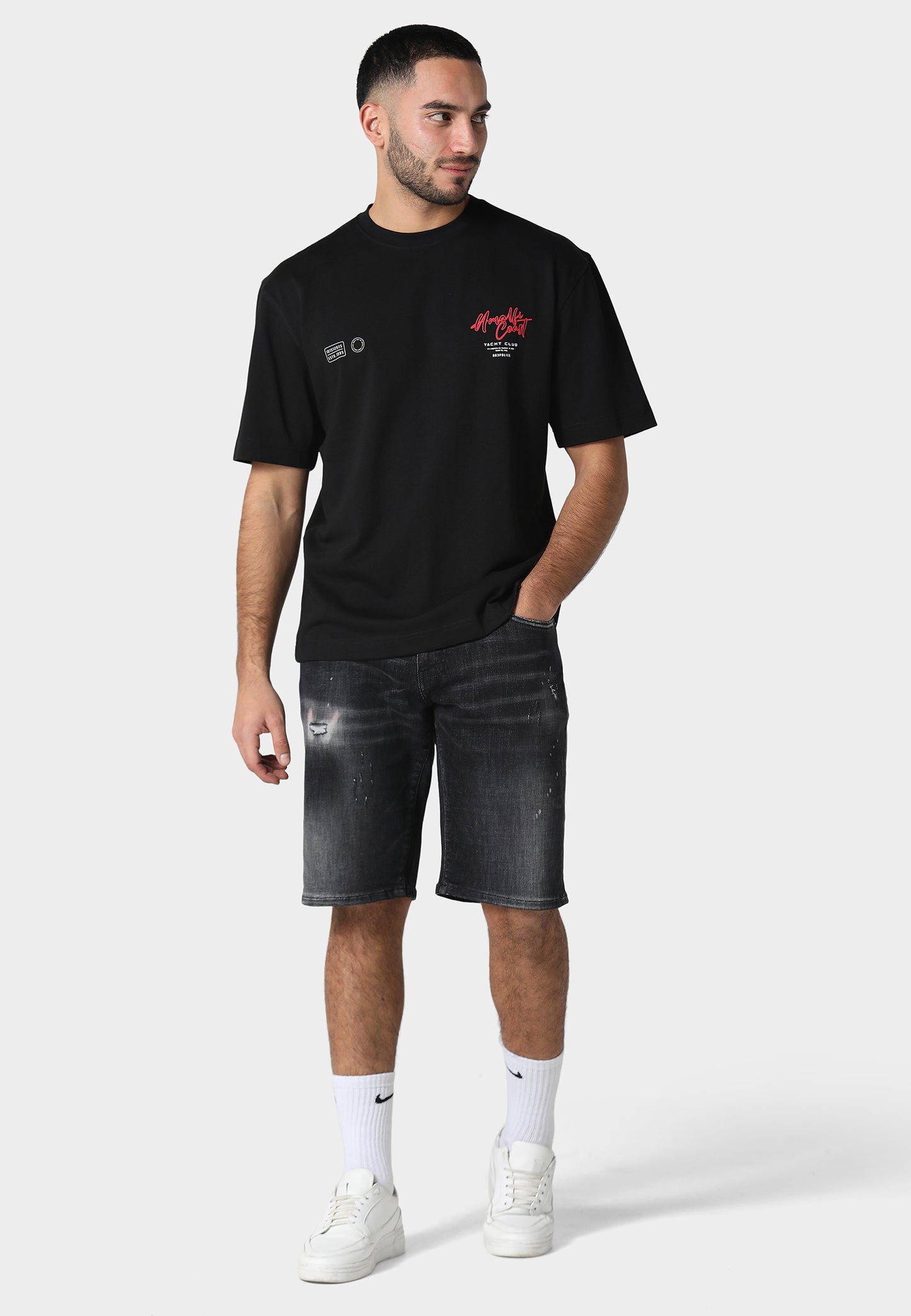 Amalfi Black T-Shirt
