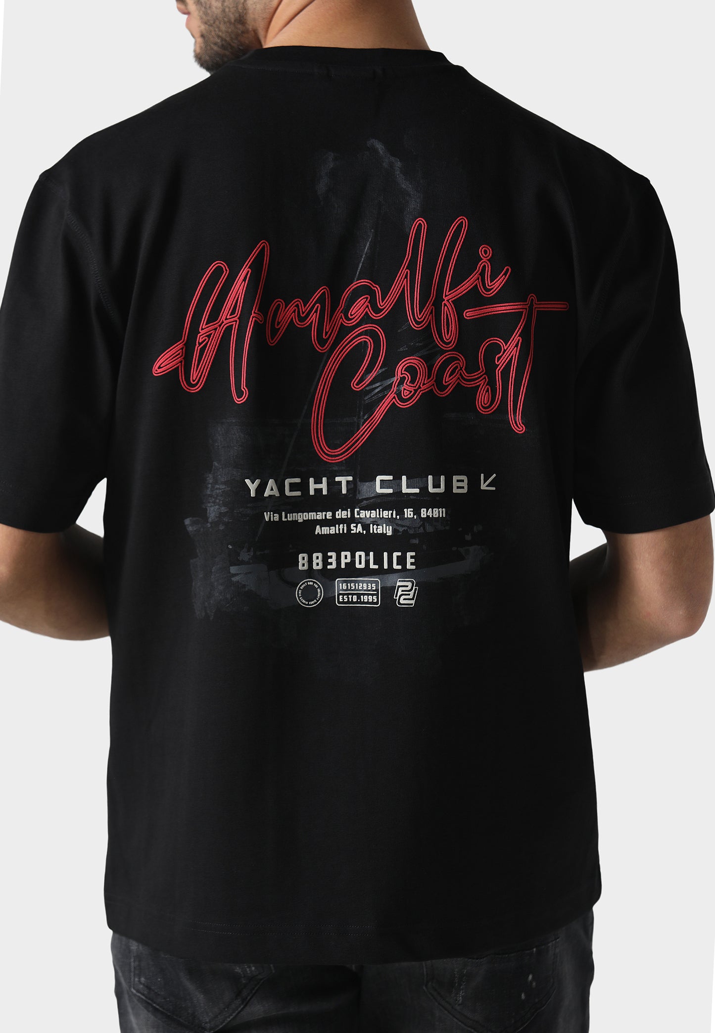 Amalfi Black T-Shirt