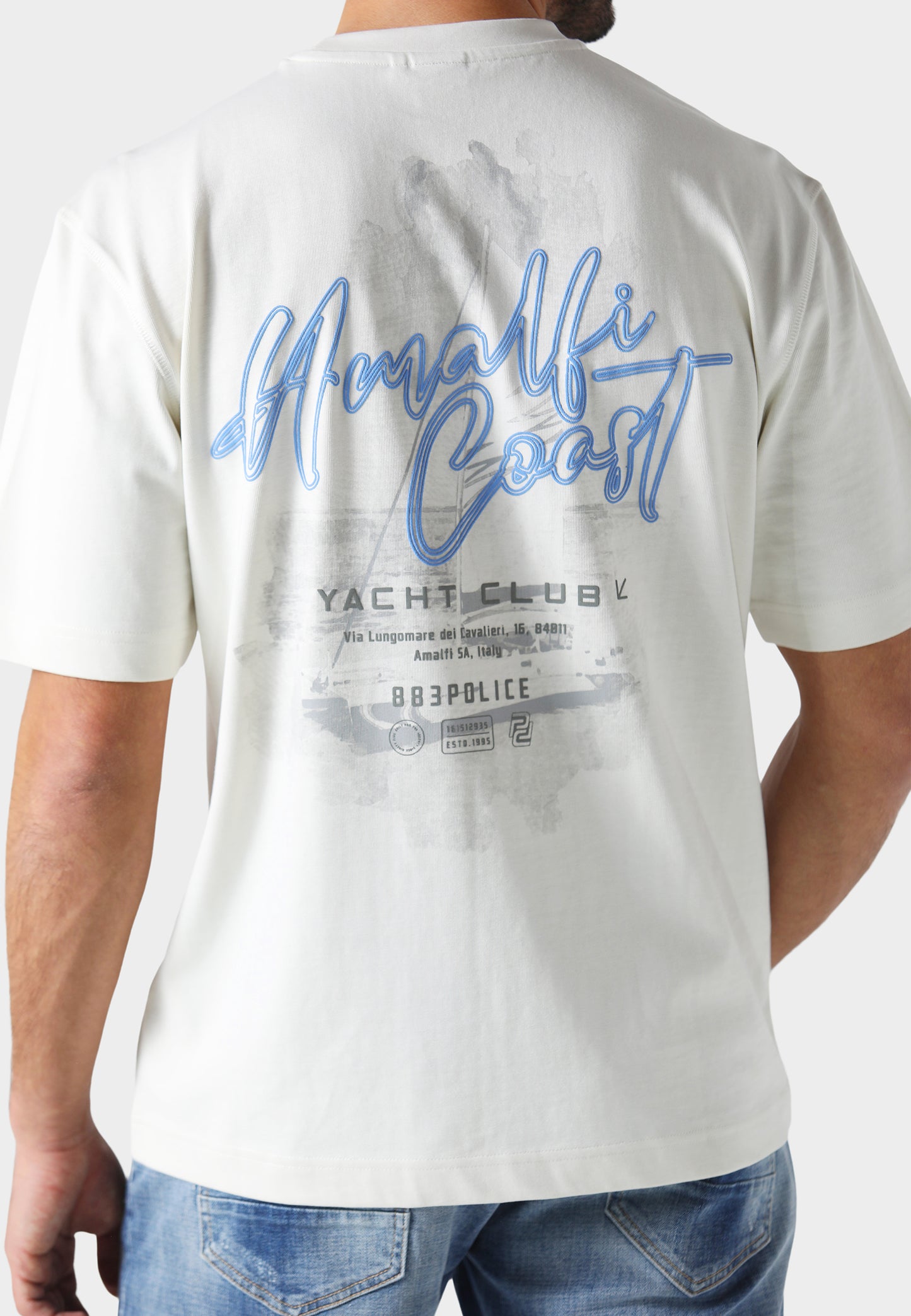 Amalfi Bone White T-Shirt