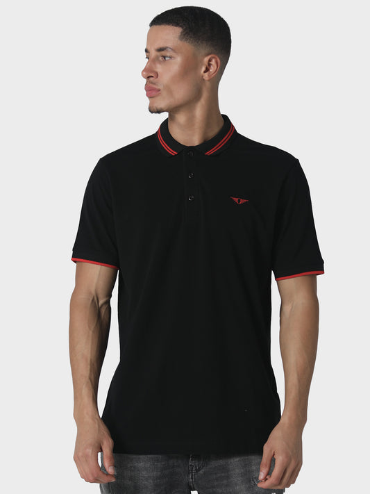 Chrome Black Polo Shirt