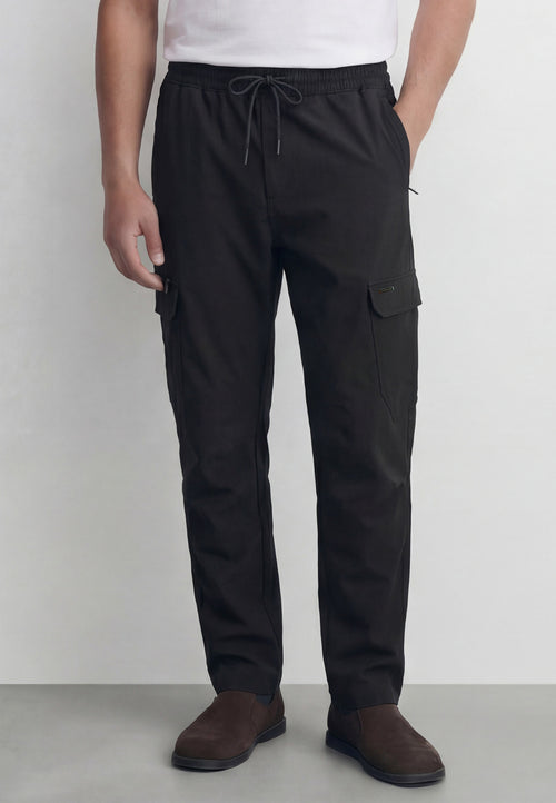 Accord Black Cargo Pants