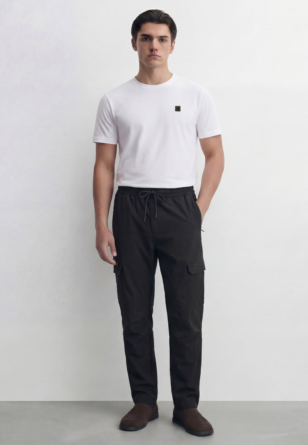 Accord Black Cargo Pants