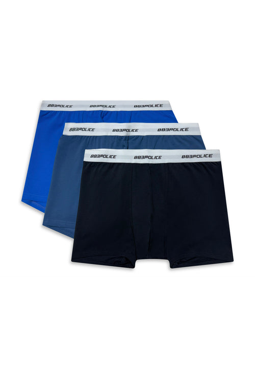 Aimora 3 Pack Boxers True Navy/Electric Blue/Cobalt Blue