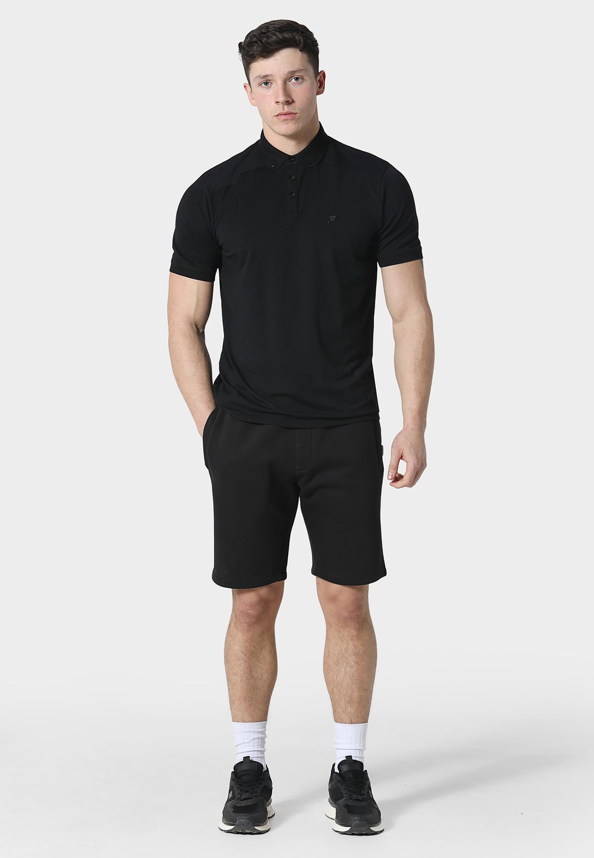 Aitor Black Jog Shorts