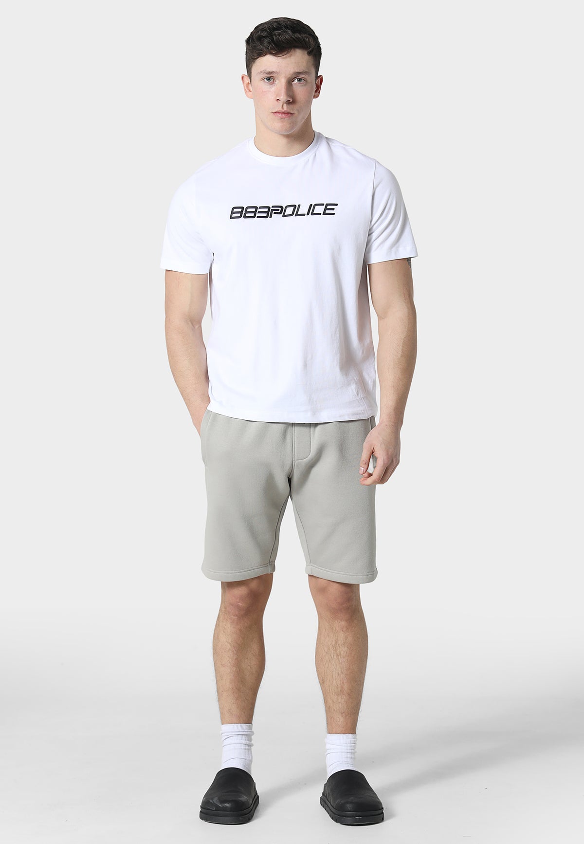 Aitor Cool Grey Jog Shorts
