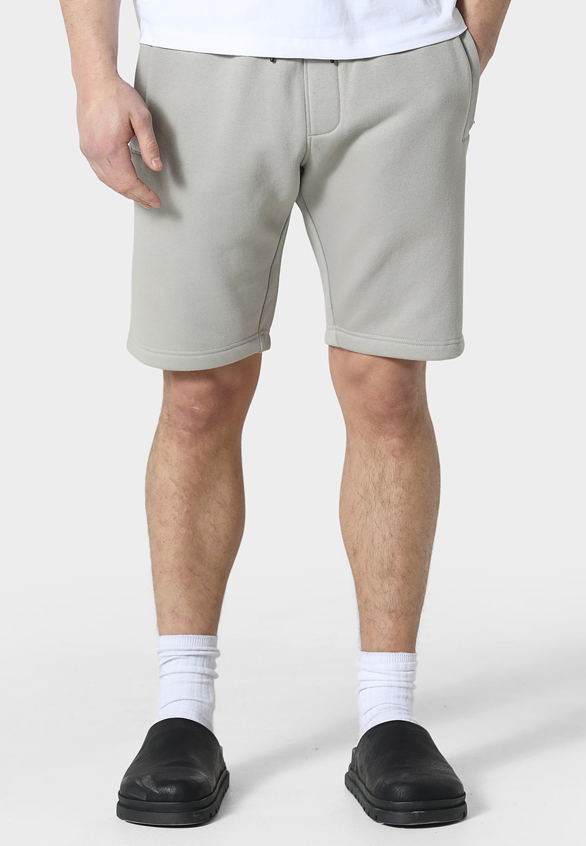 Aitor Cool Grey Jog Shorts