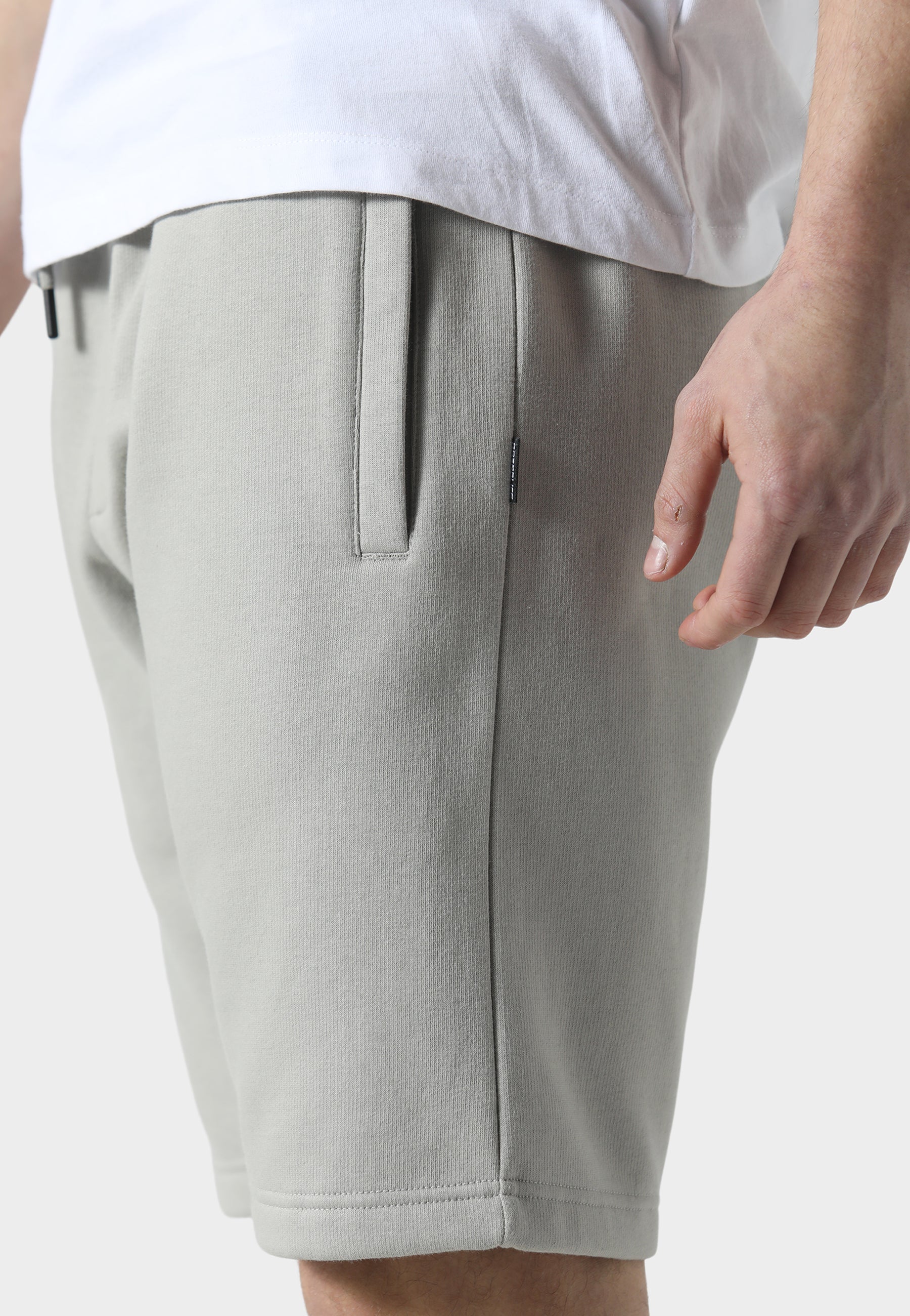 Aitor Cool Grey Jog Shorts