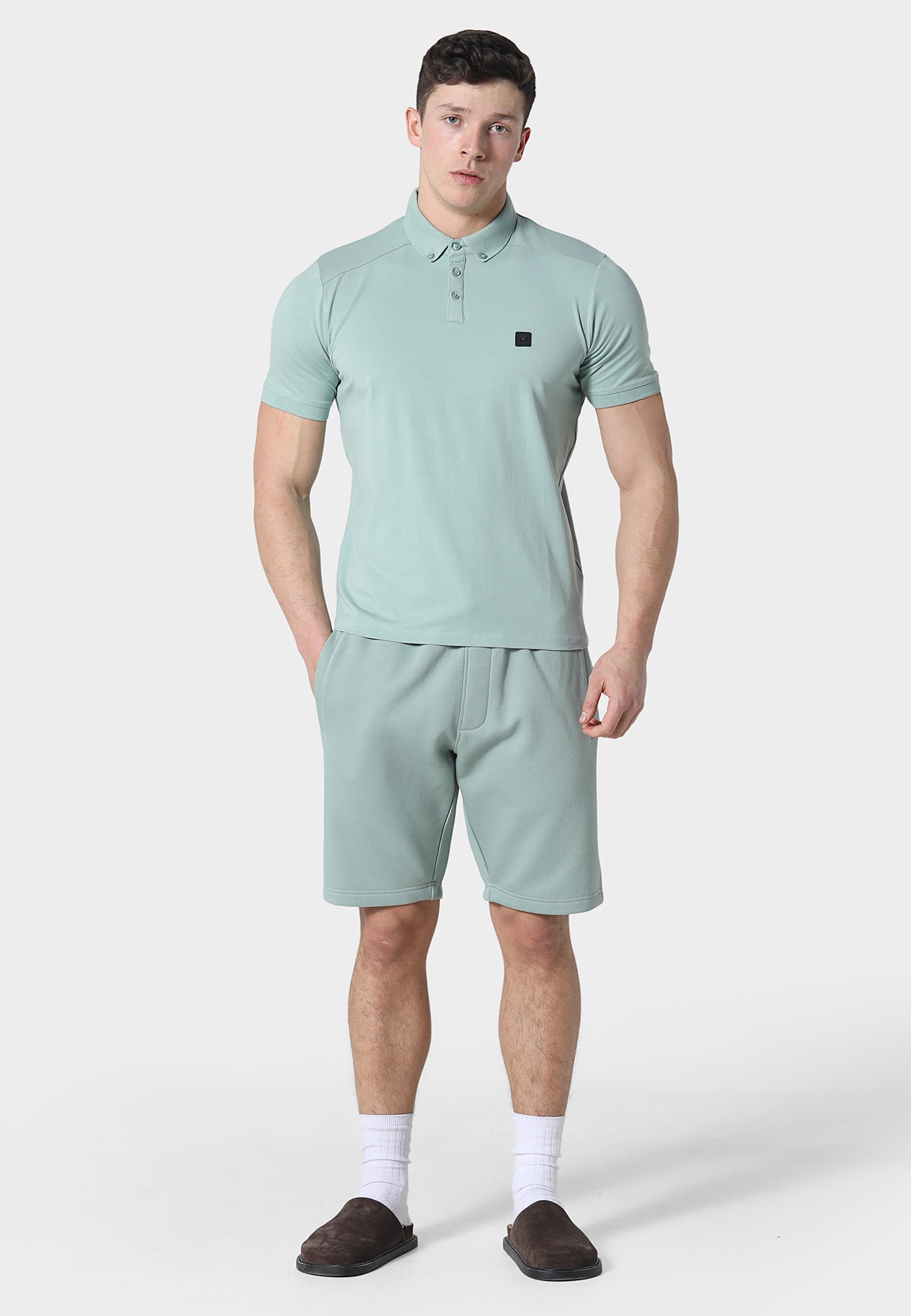 Aitor Pale Aqua Jog Shorts