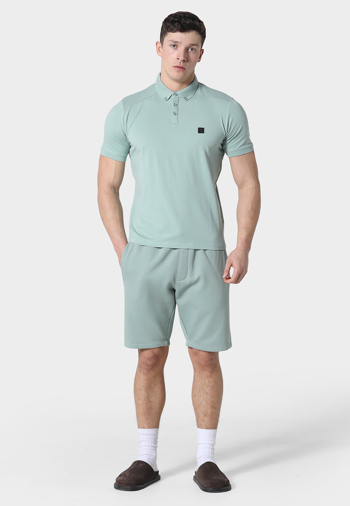 Aitor Pale Aqua Jog Shorts