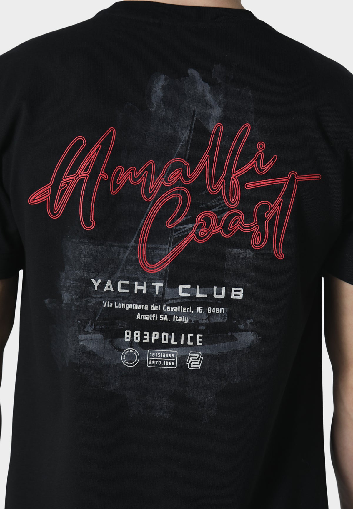 Amalfi Black T-Shirt