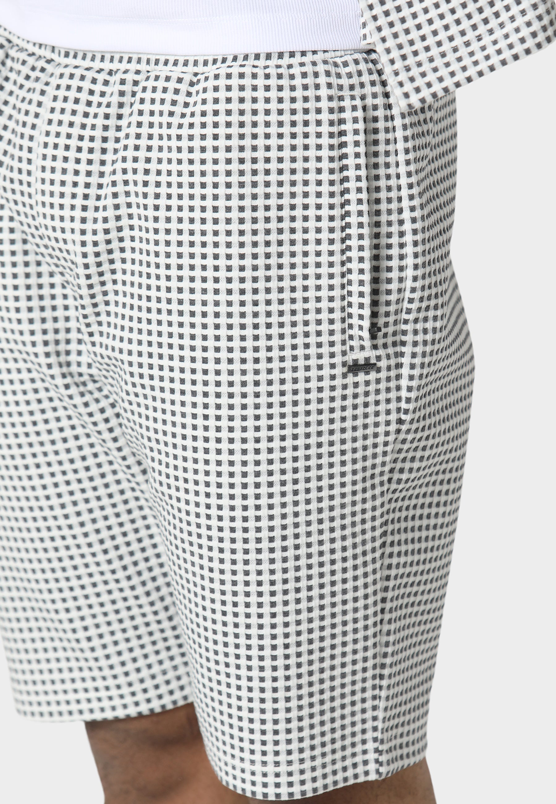 Ashwa Cool Grey Jog Shorts