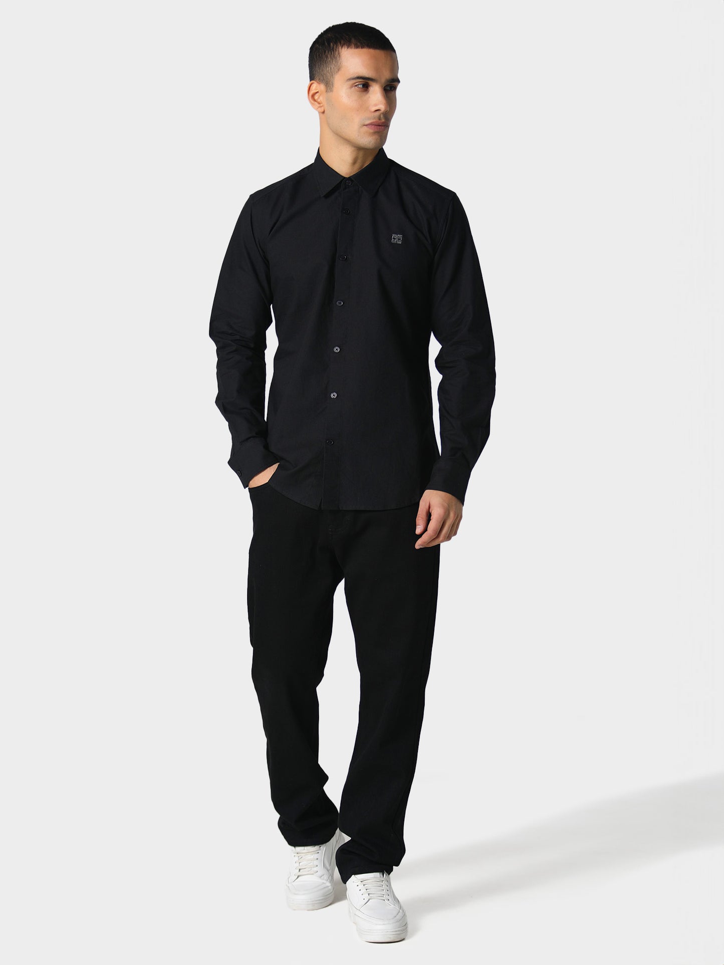 Aubin Jet Black Shirt
