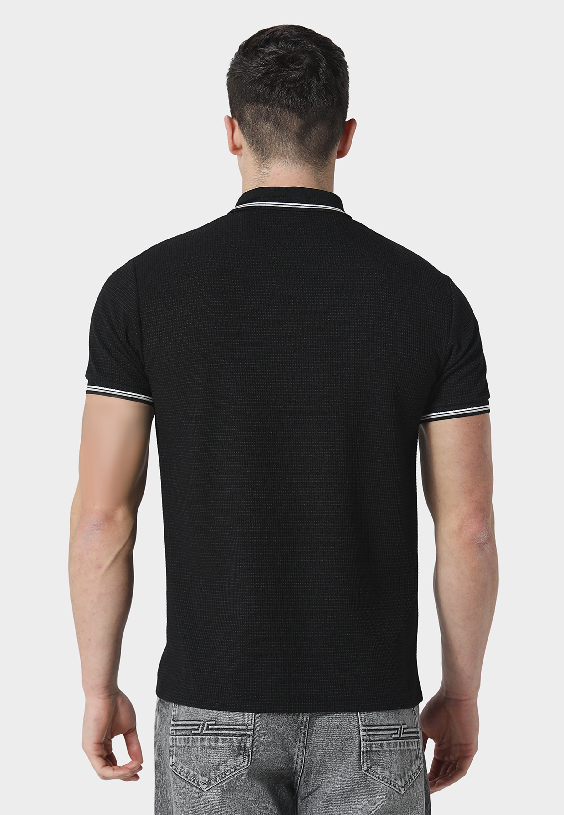 Basnett Black Polo Shirt