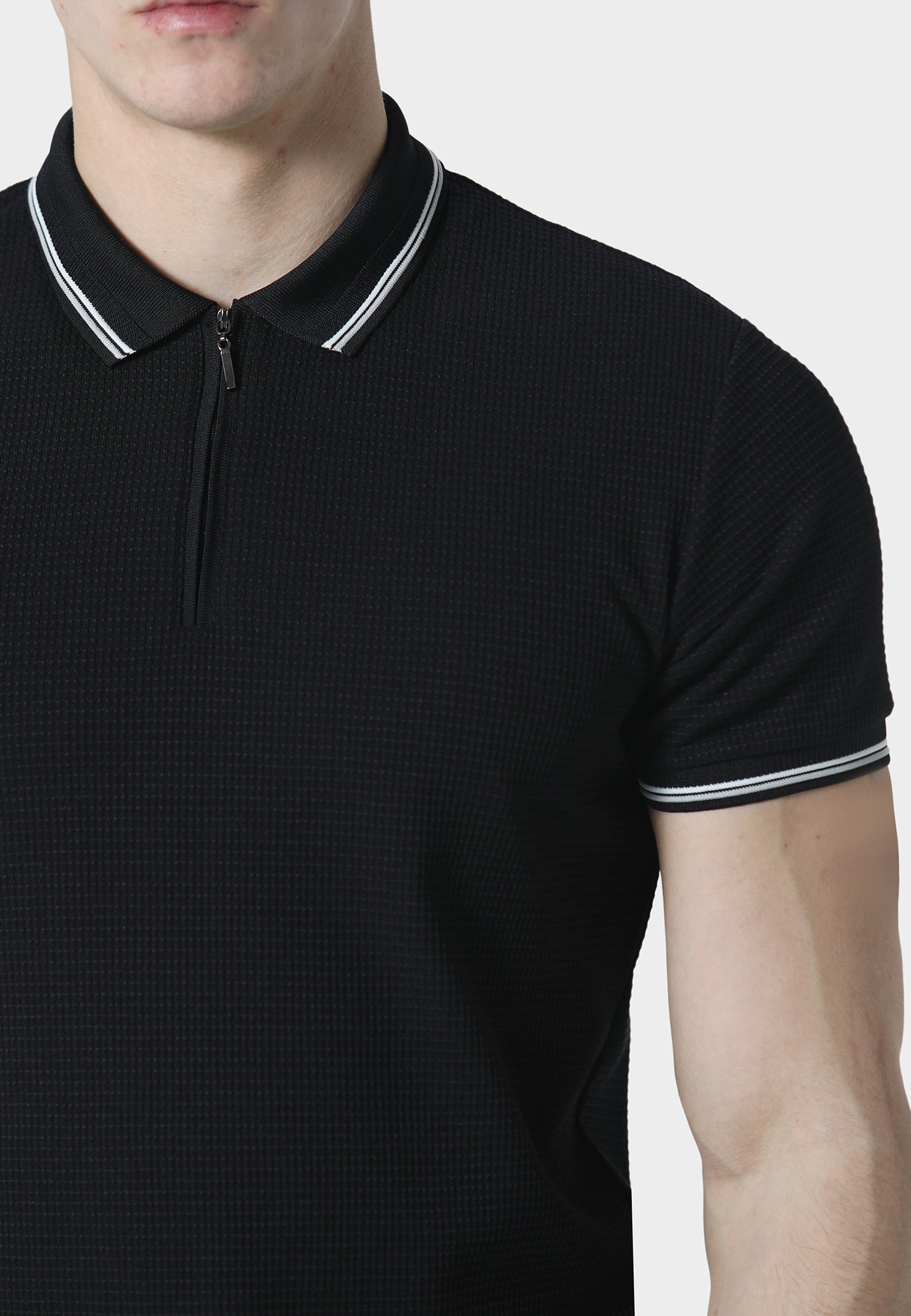 Basnett Black Polo Shirt