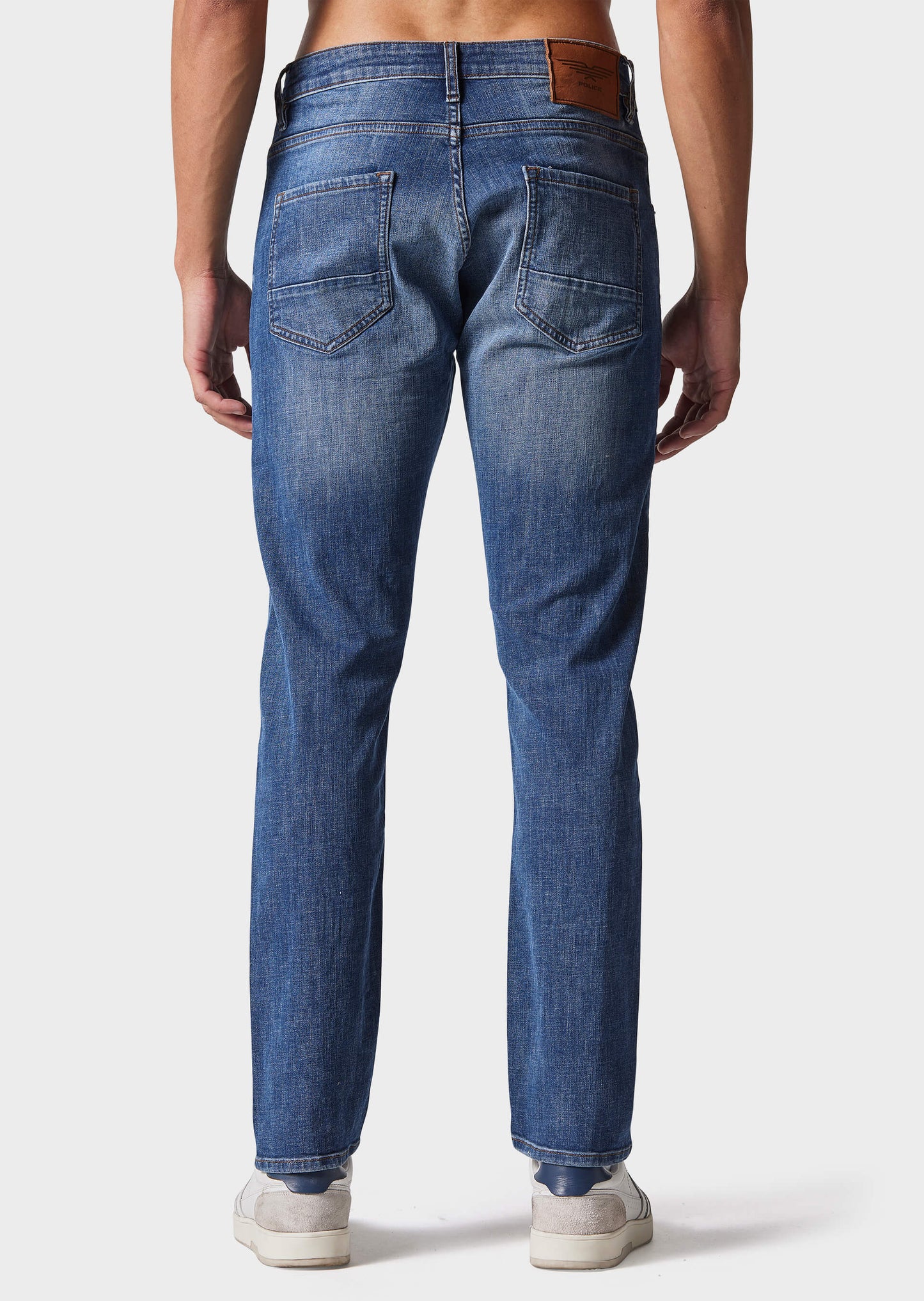 Batali Lat 949 Regular Fit Mens Jeans | Mid Blue Wash | 883 Police