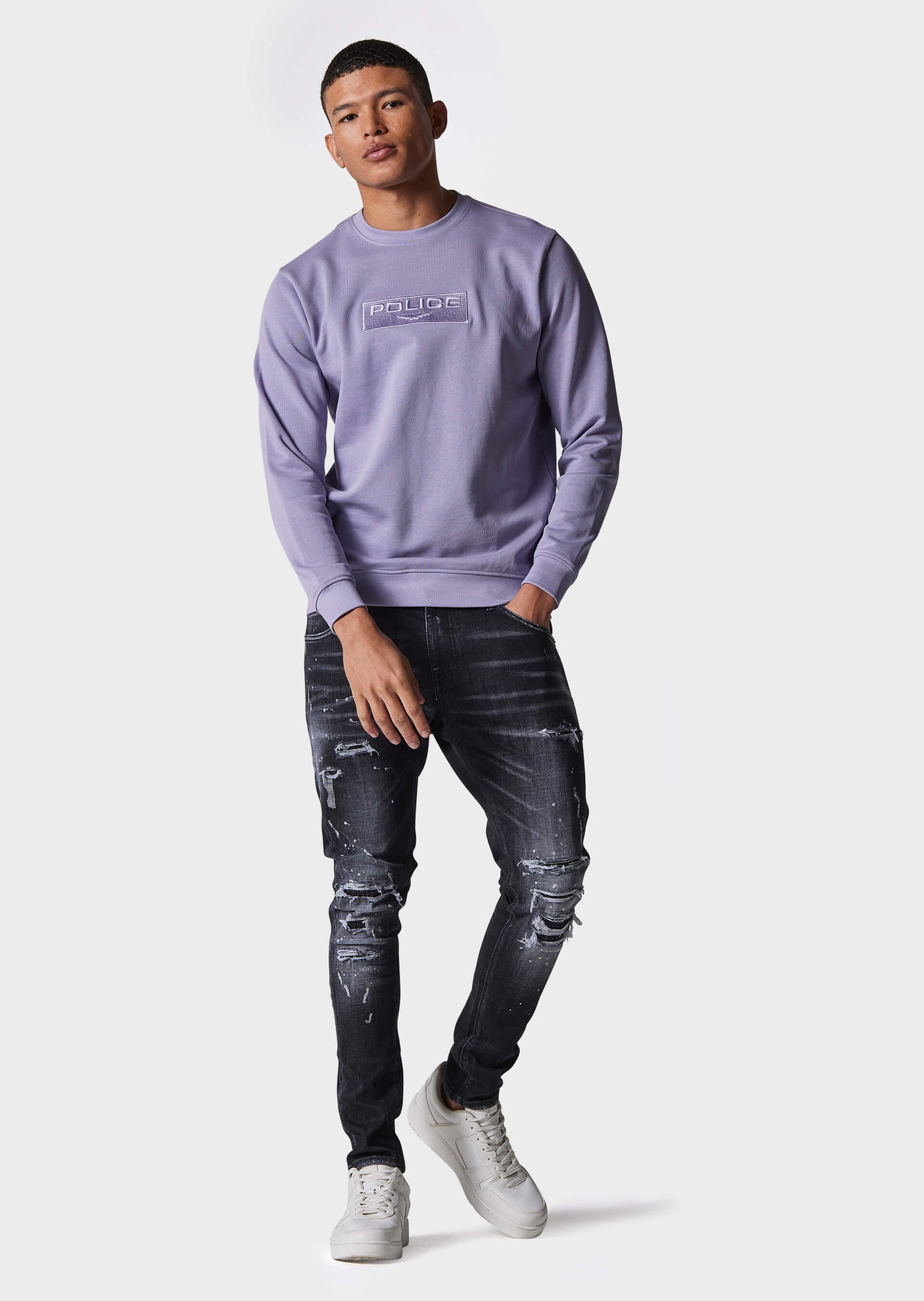 Circle Lavender Sweatshirt