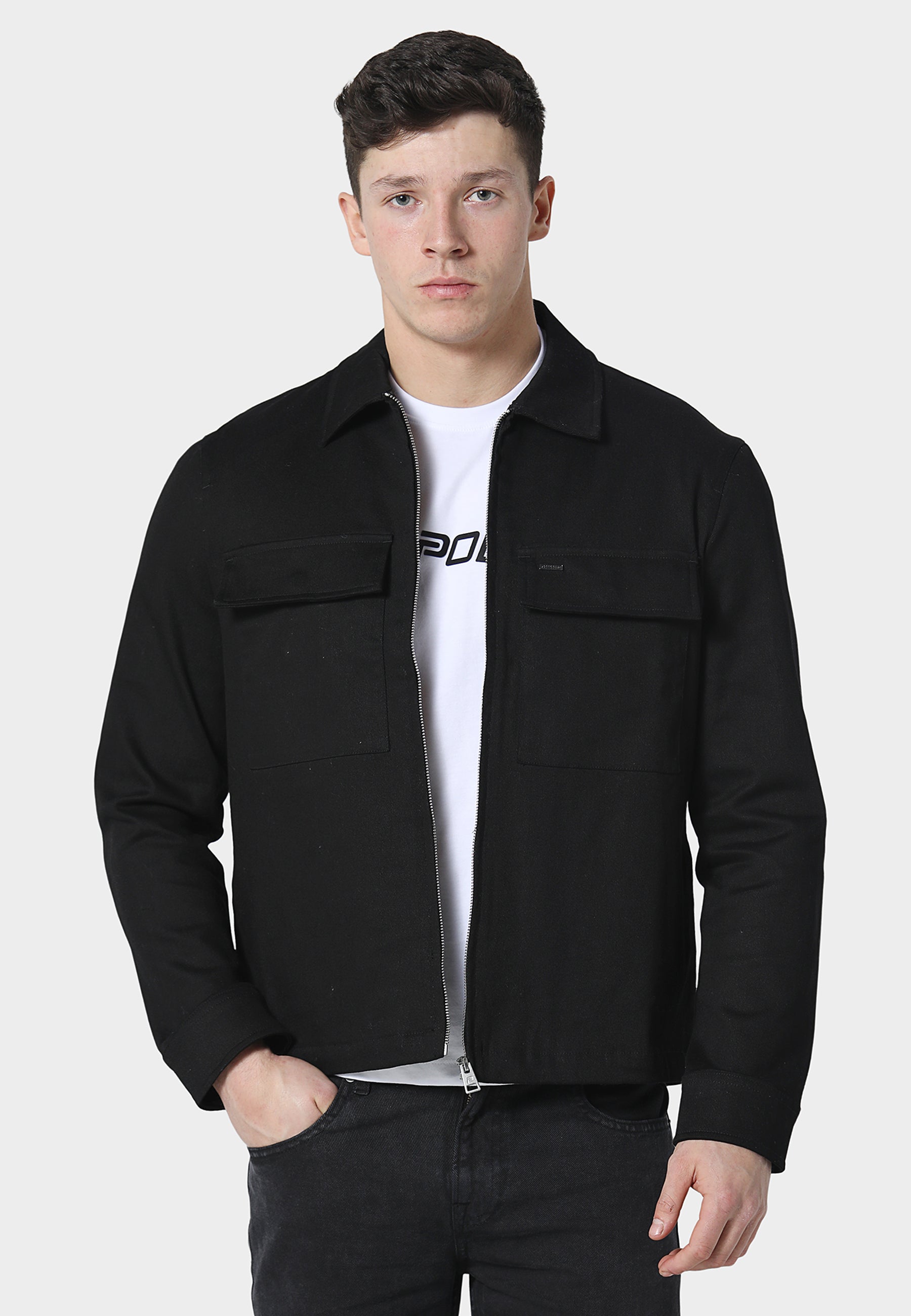 Clearlake Black Overshirt