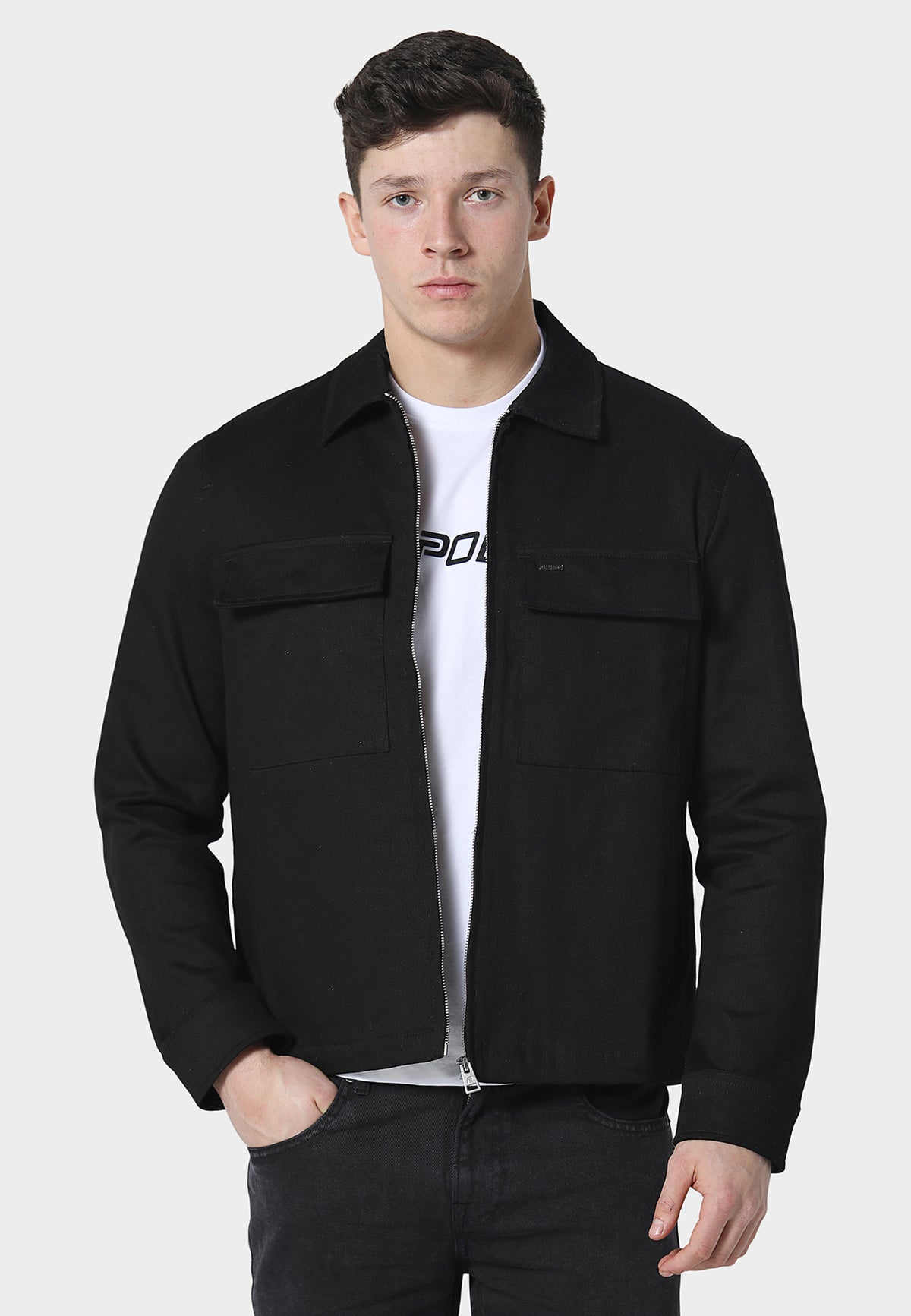 Clearlake Black Overshirt