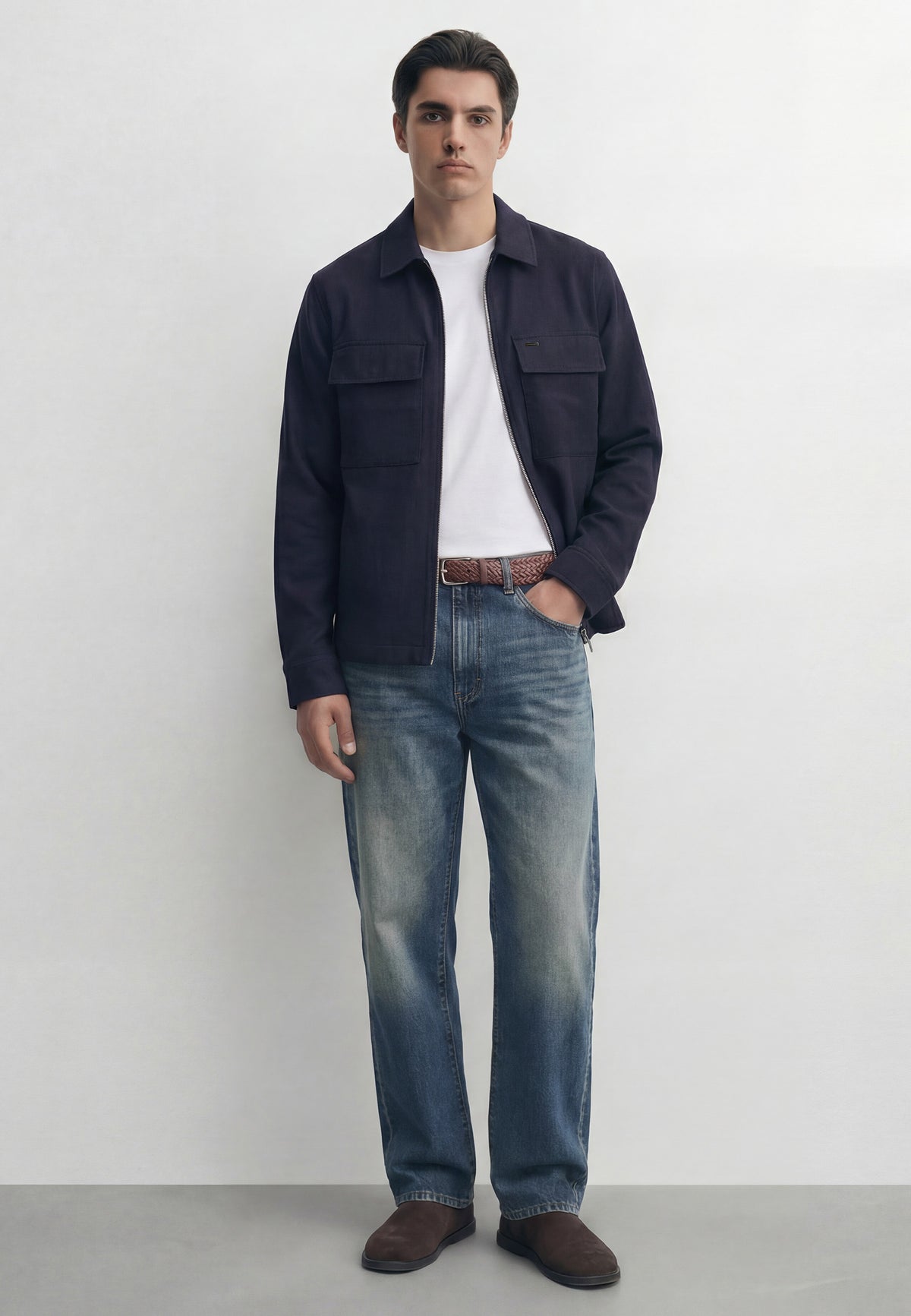 Clearlake Navy Overshirt