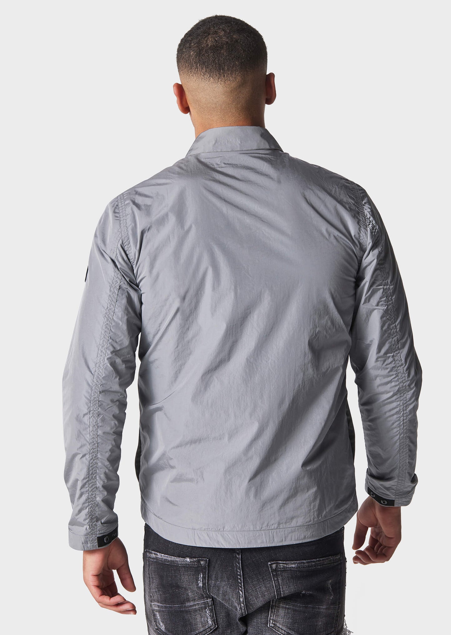 Colston Stone Grey Overshirt