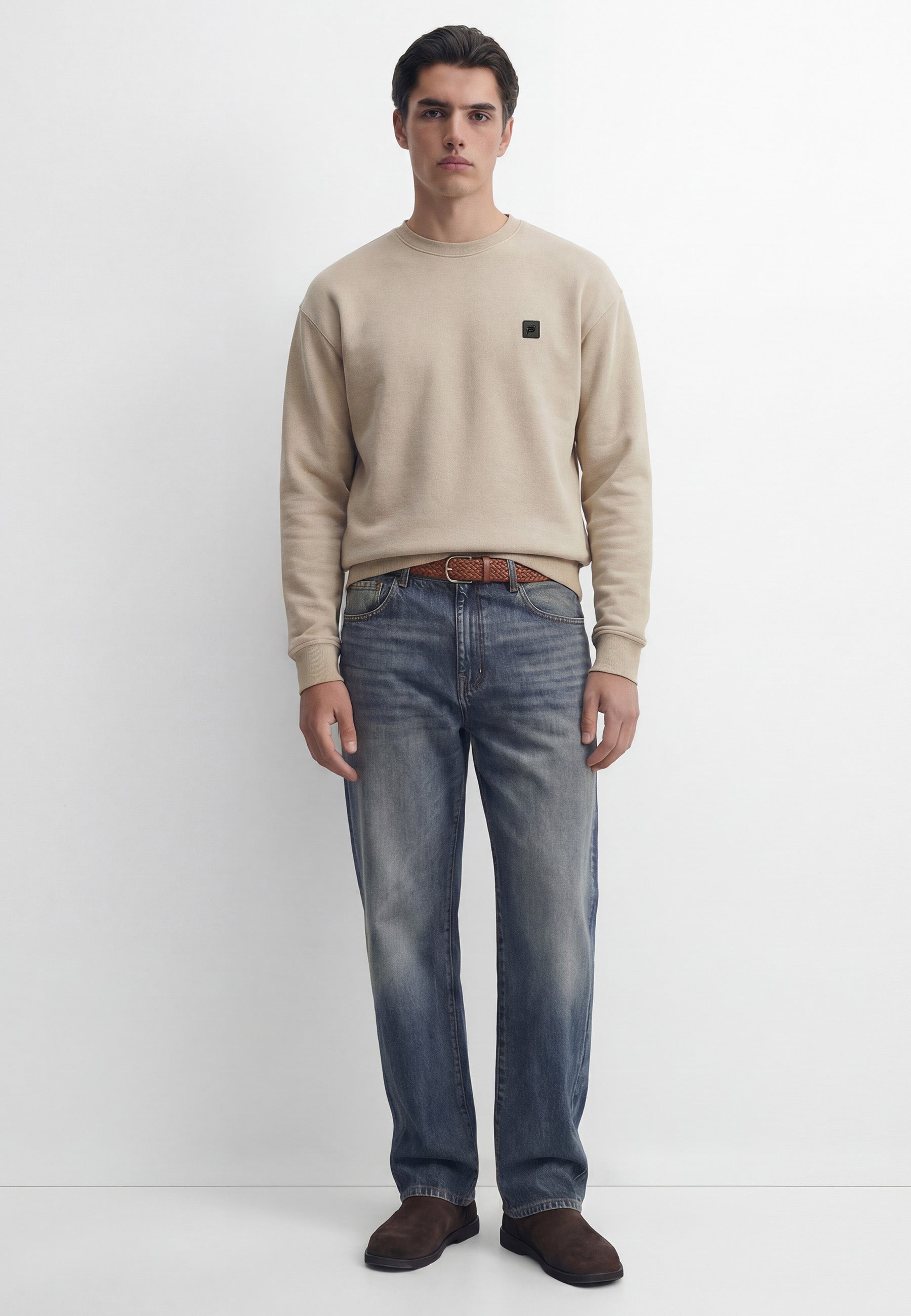 Cucho Bone Brown Sweatshirt