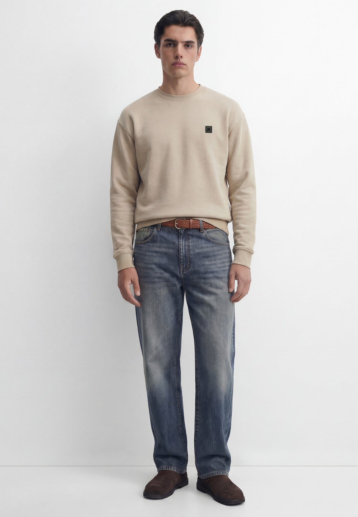 Cucho Bone Brown Sweatshirt