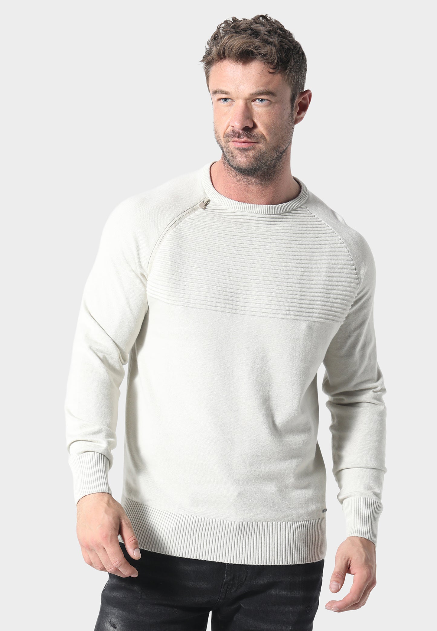 Delphi Ecru Knitwear