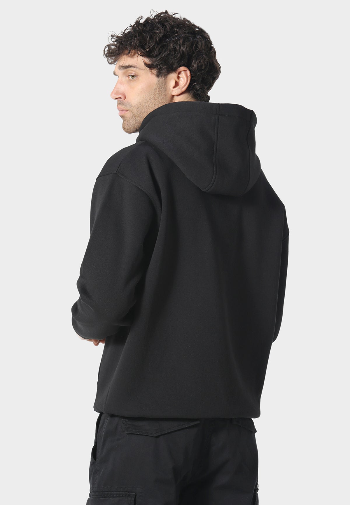 Delungra Black Hoodie