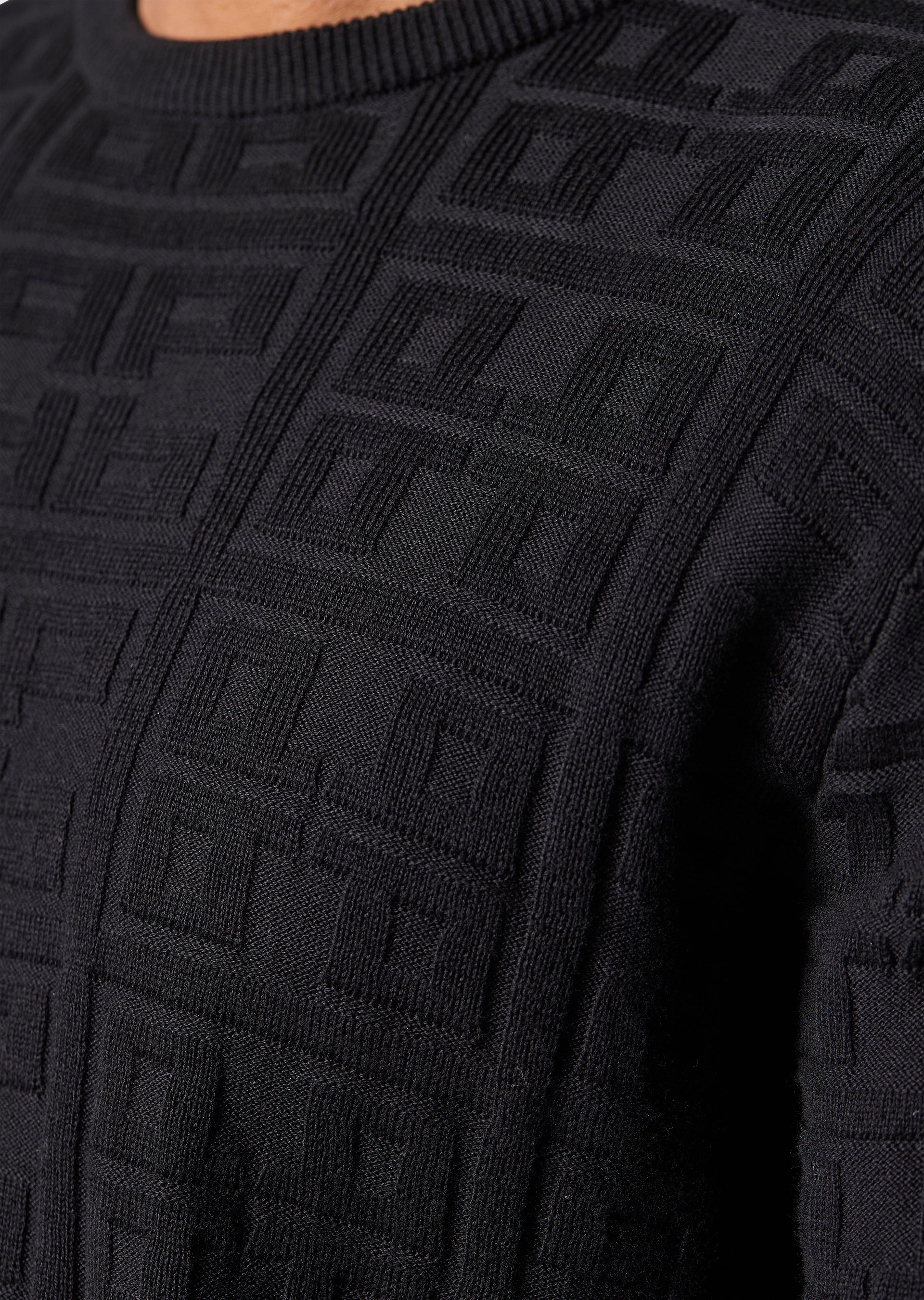 Divisa Black Knitted Sweatshirt – 883 Police
