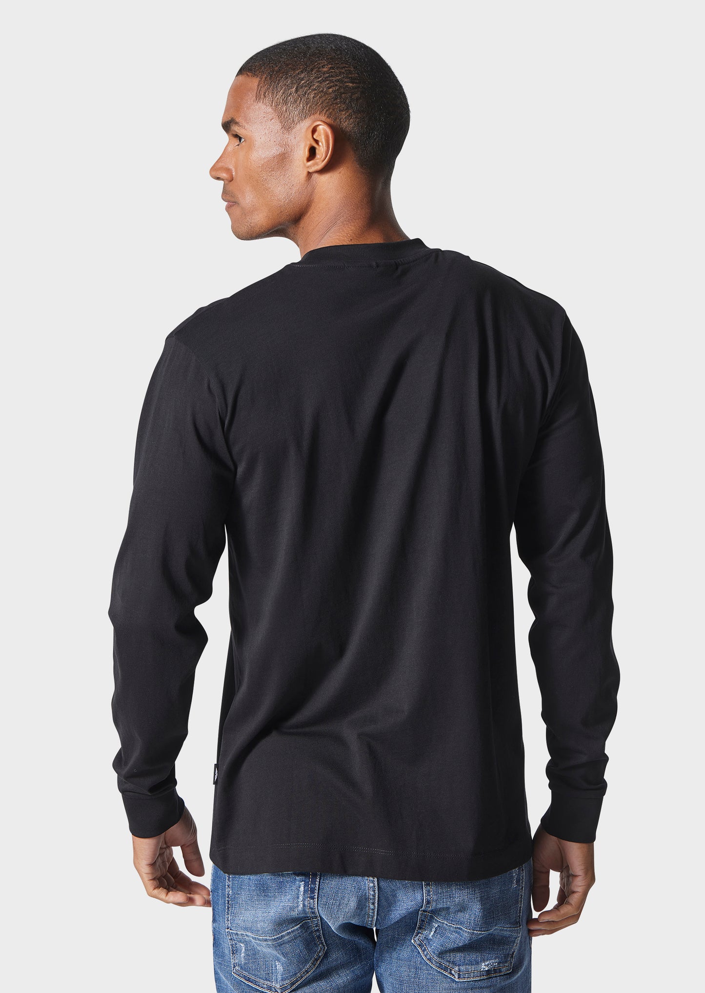 Edison Black Long Sleeve Tee