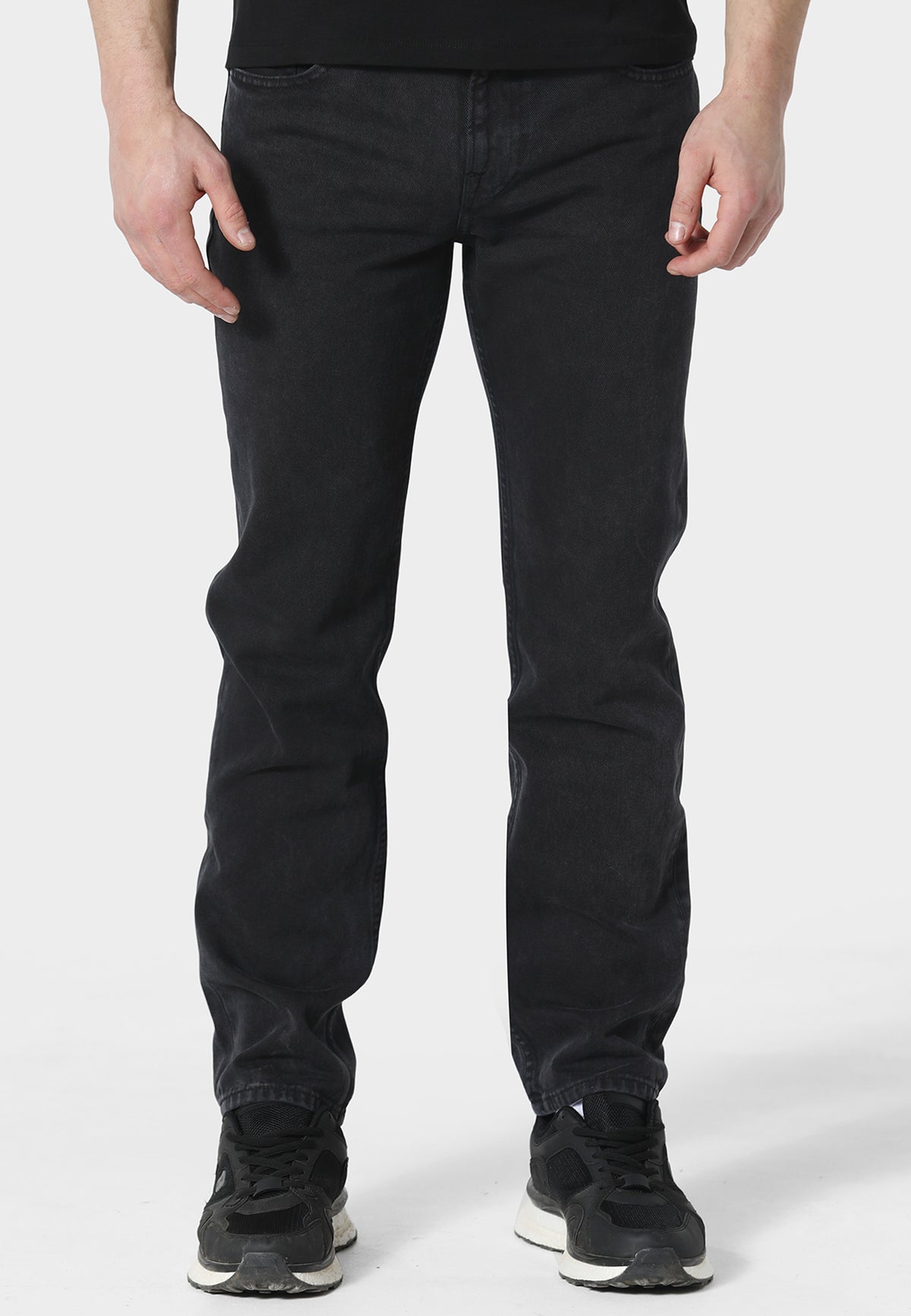 Ionspire Black Edoardo Relaxed Fit Jeans