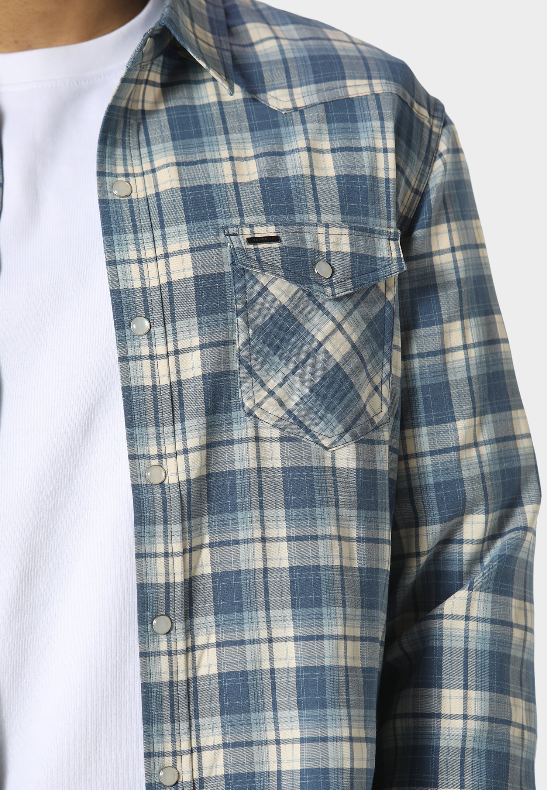 Ellake Blue Check Shirt