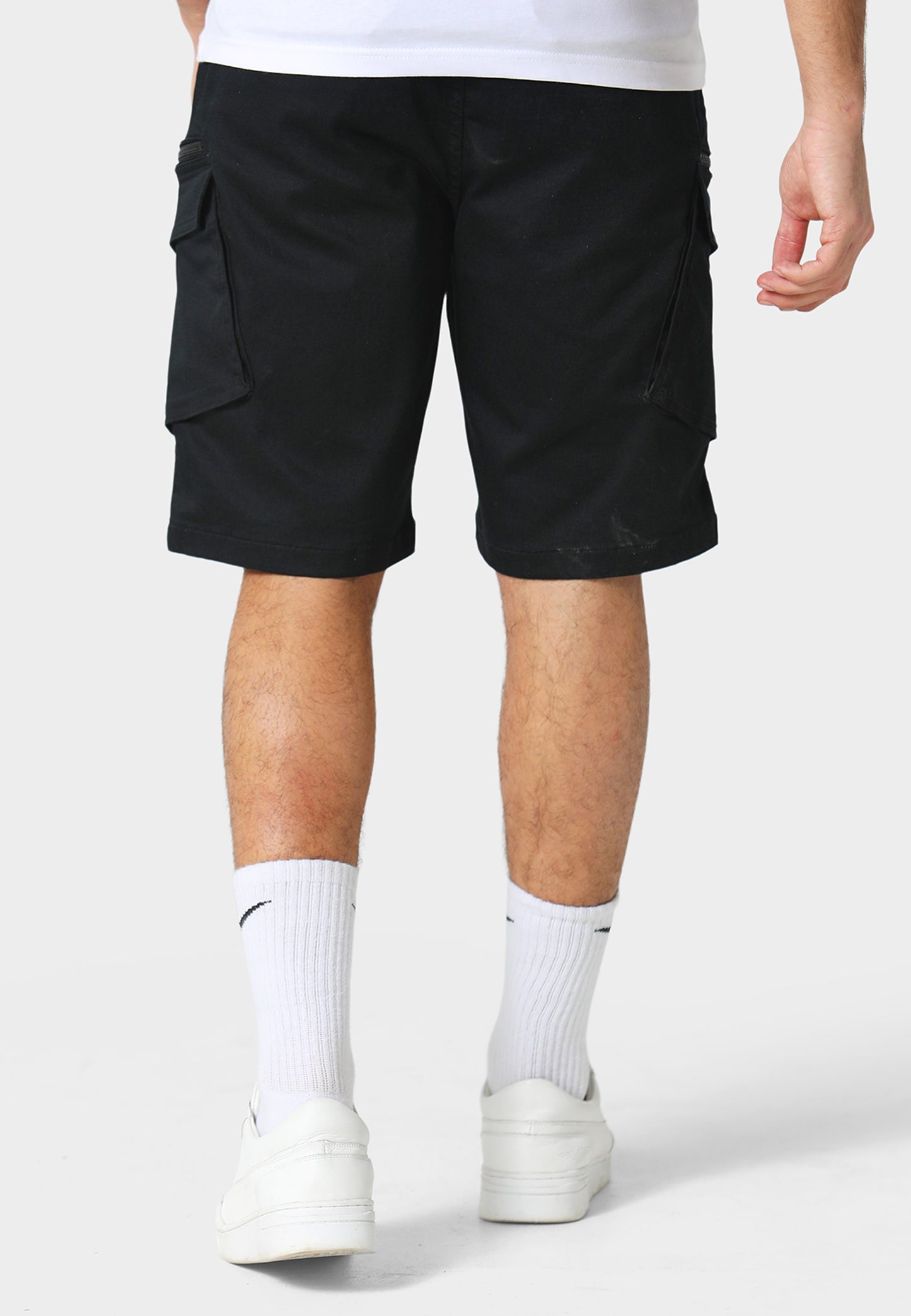 Eythorn Black Cargo Shorts