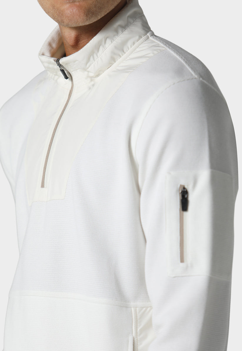 Modern Man-Fiddleton Bone White Sweatshirt