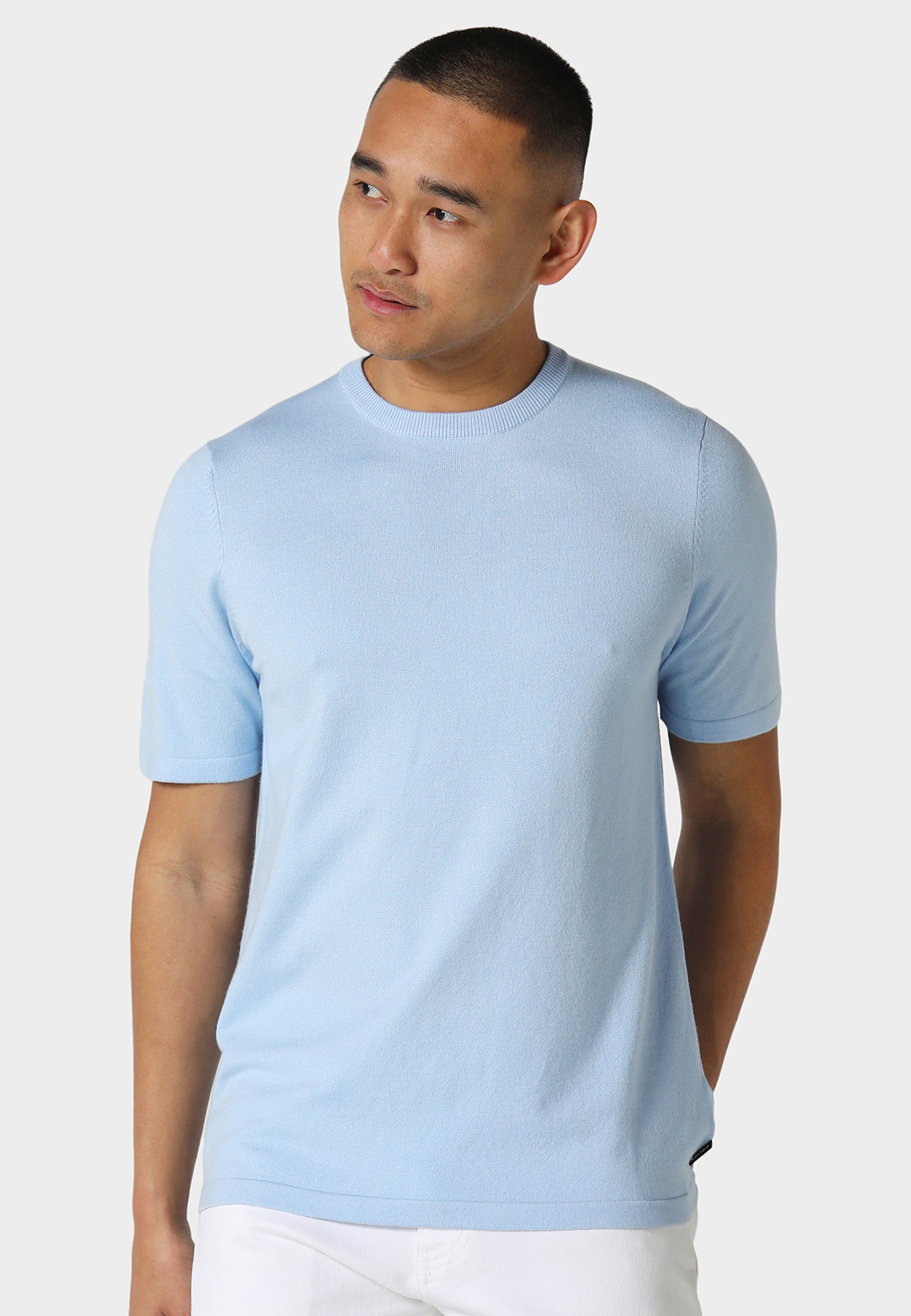 Filler Oceanic Blue Knitted T-Shirt