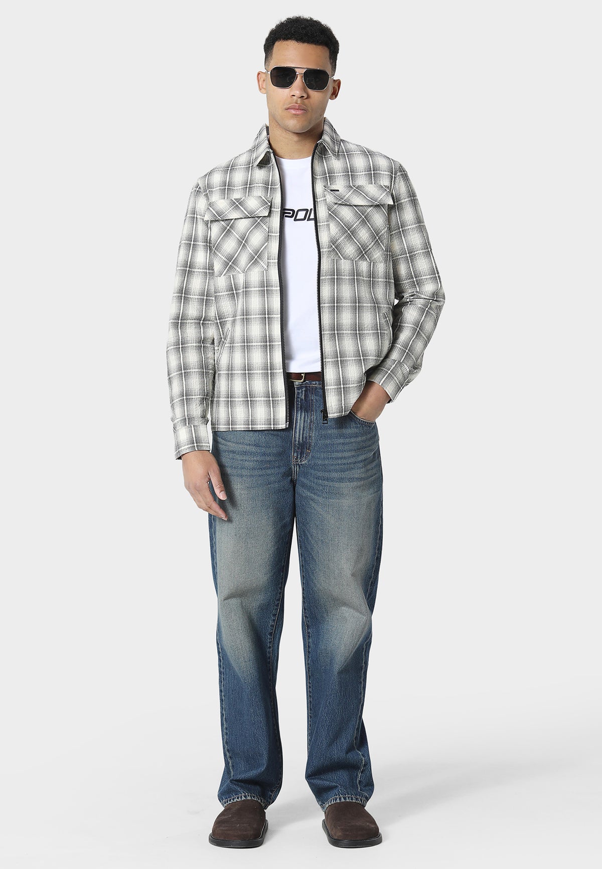 Hasmore Bone White Overshirt