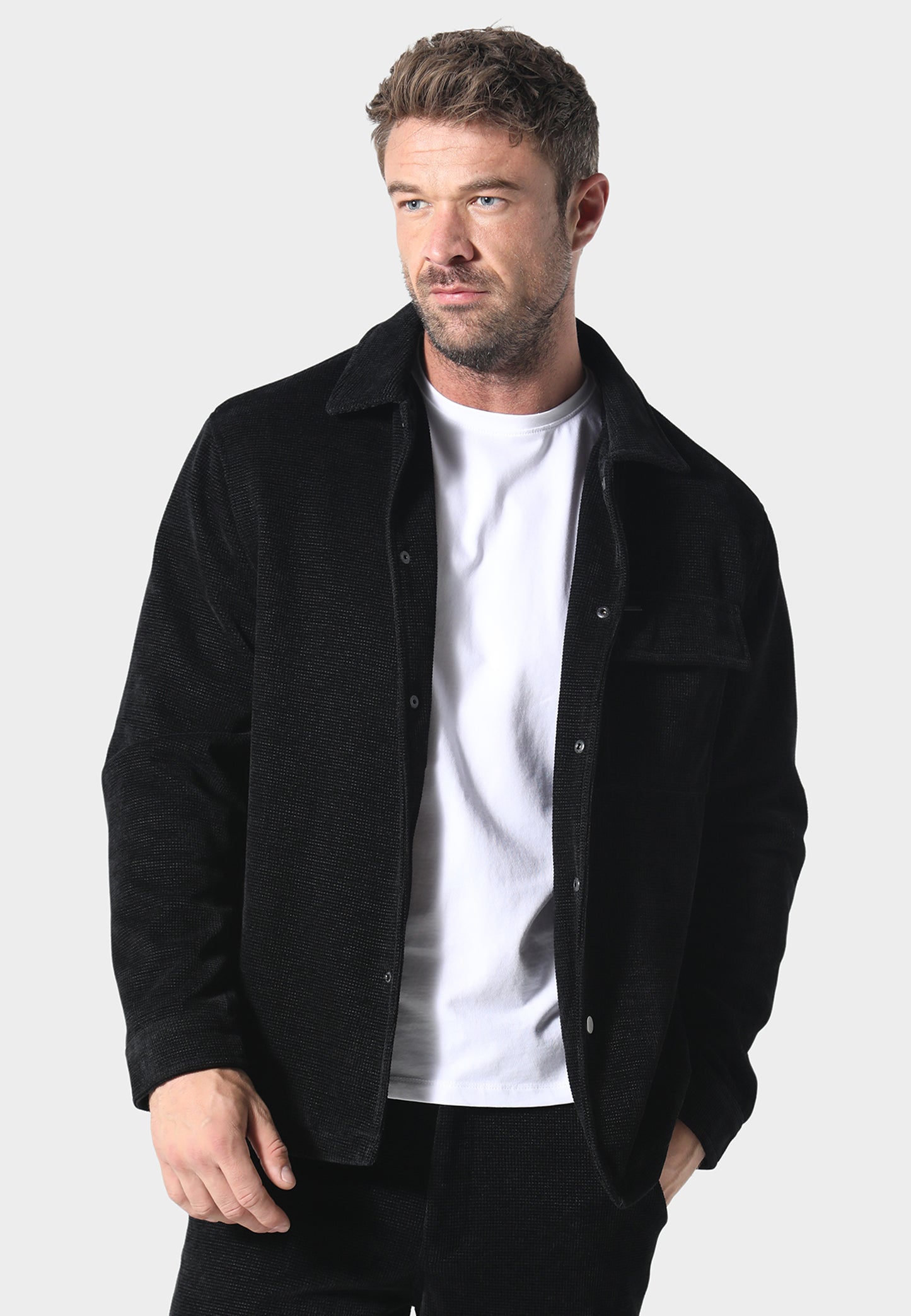 Hilltop Black Overshirt
