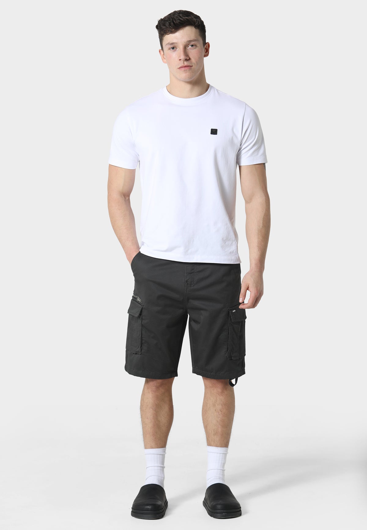 Houghton Charcoal Cargo Shorts