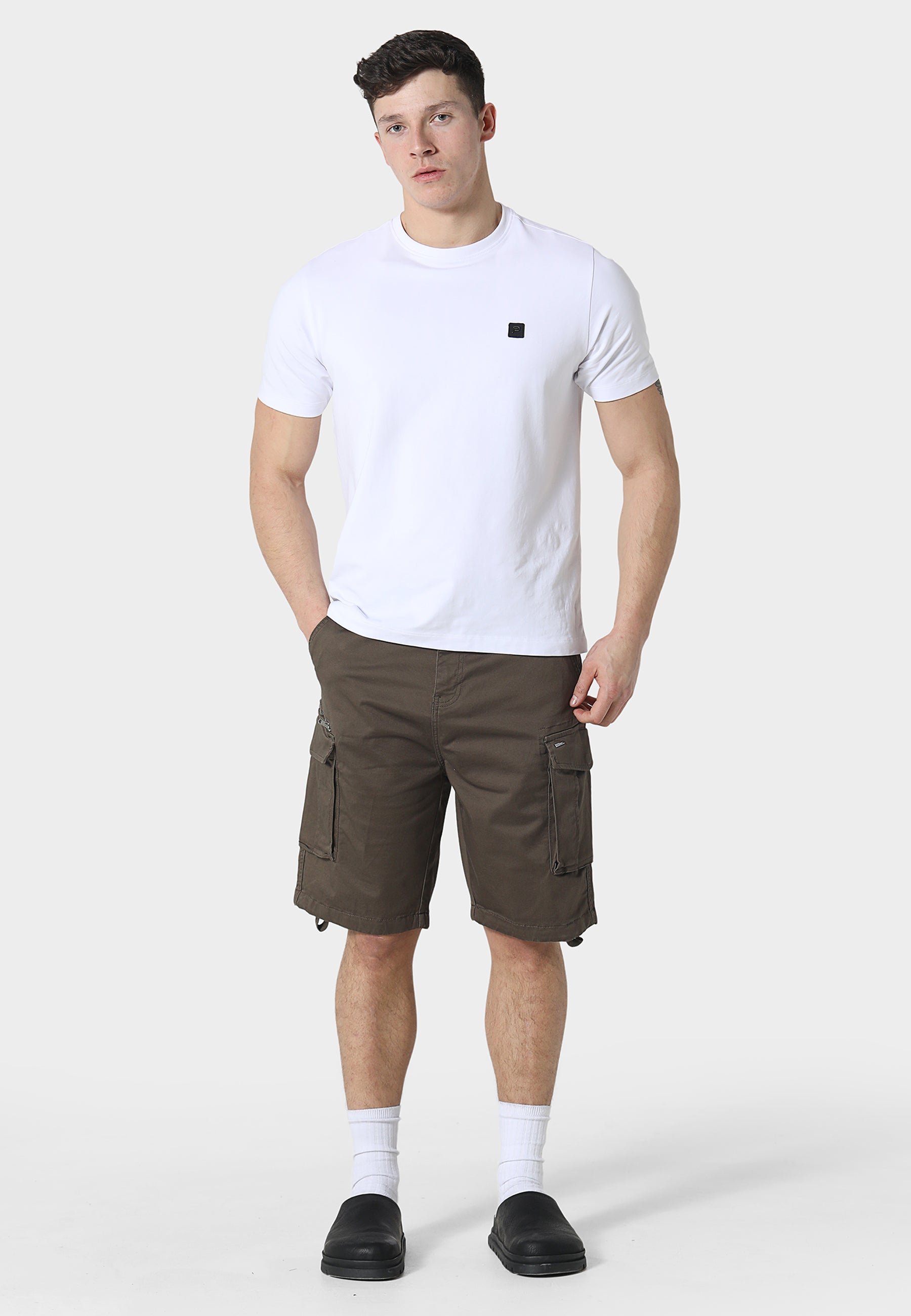 Houghton Khaki Cargo Shorts