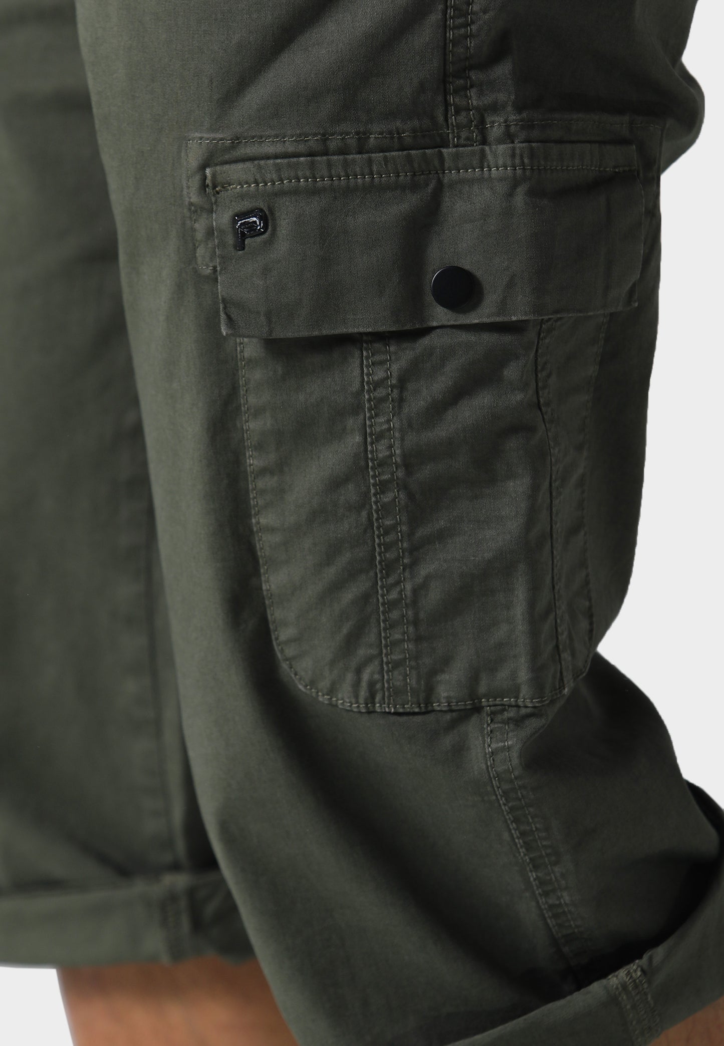 Hykeham Khaki Cargo Shorts