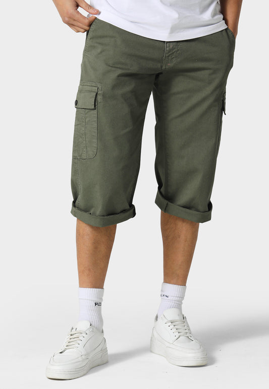 Hykeham Khaki Cargo Shorts