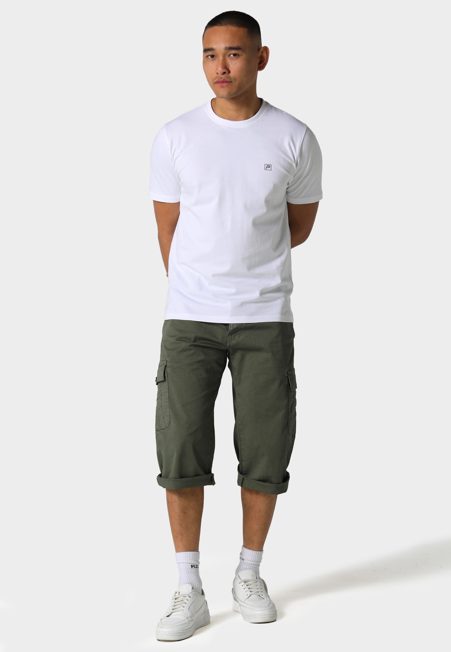Hykeham Khaki Cargo Shorts