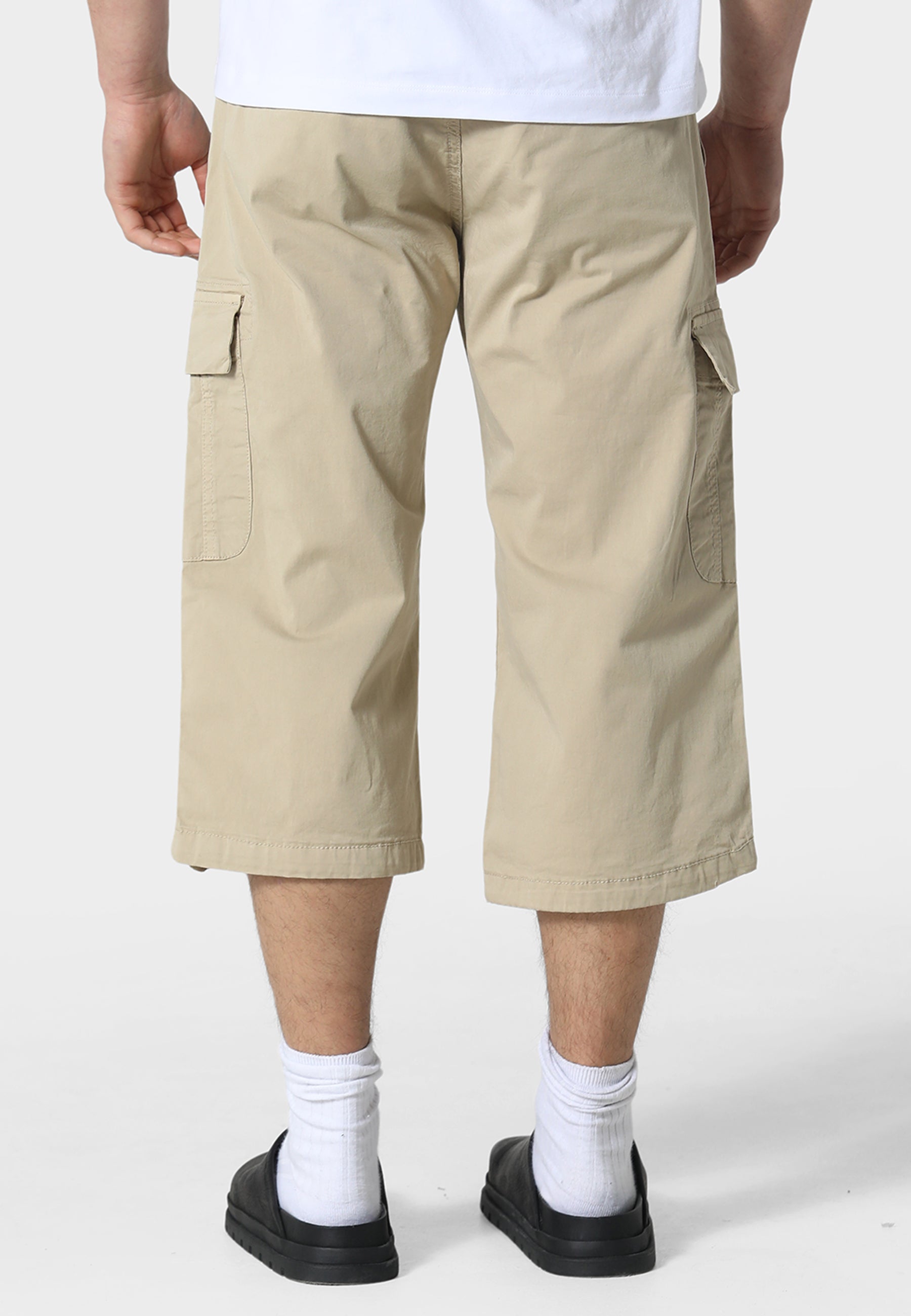 Hykeham Beige Cargo Shorts
