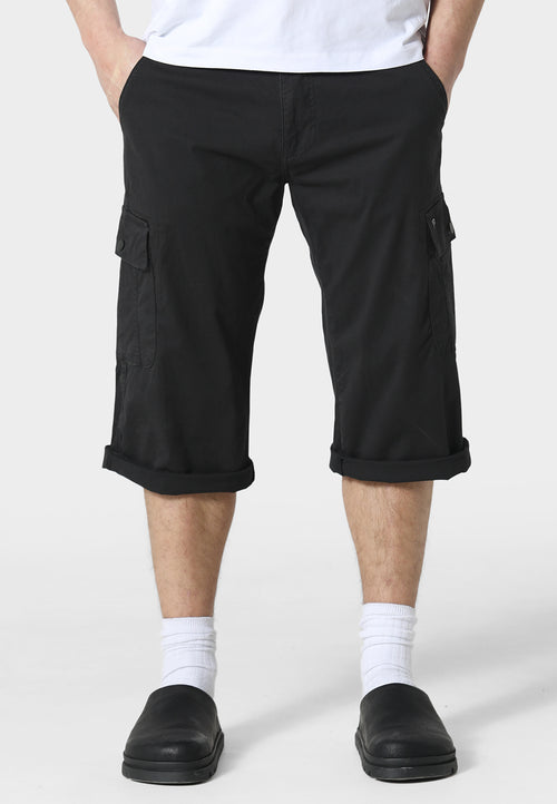 Hykeham Black Cargo Shorts
