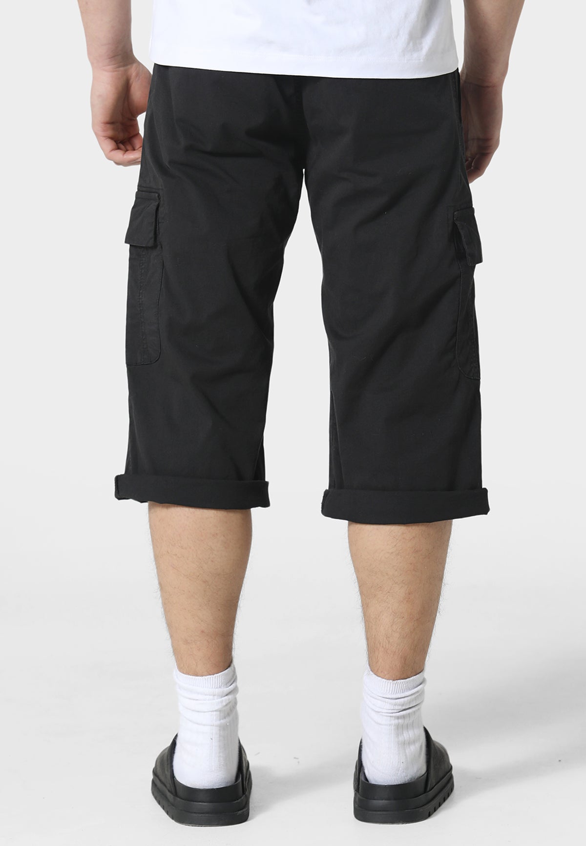 Hykeham Black Cargo Shorts