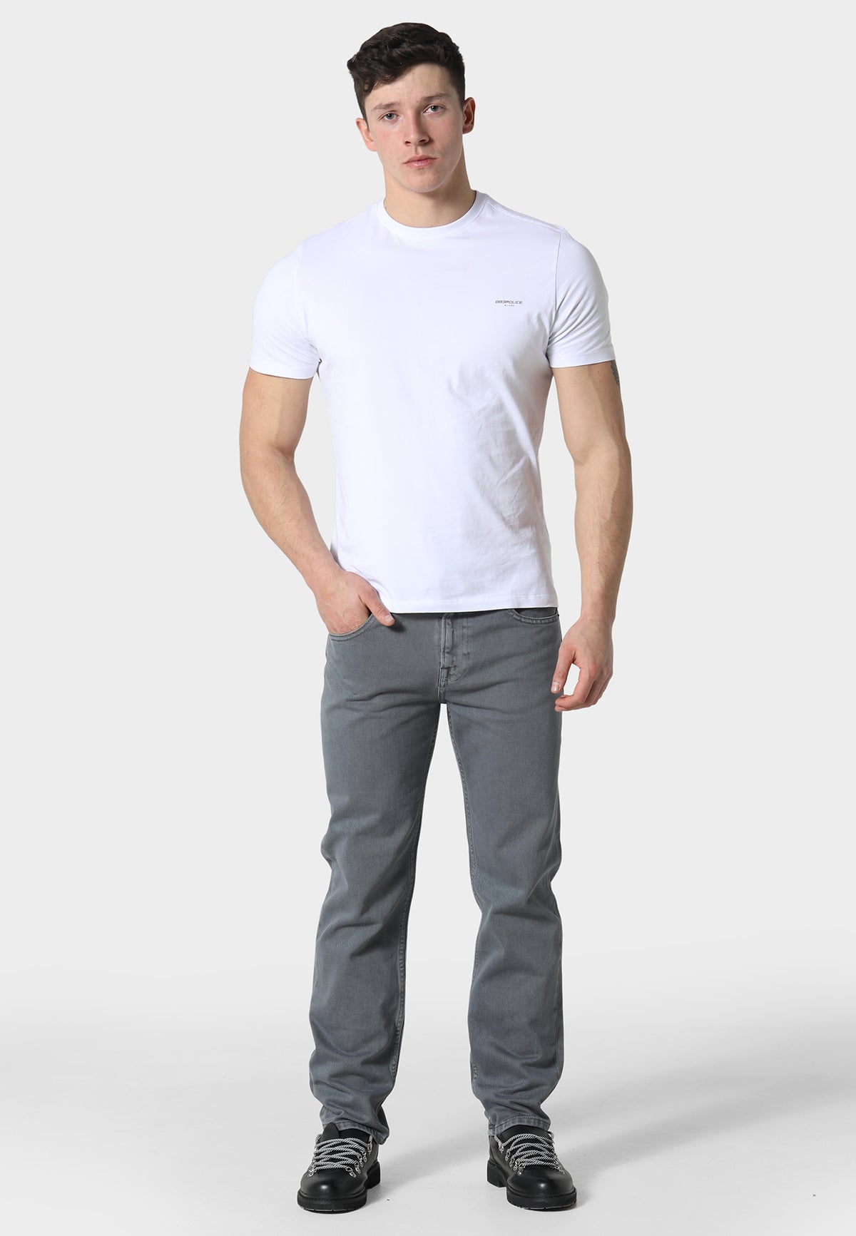 Ionspire Grey Edoardo Relaxed Fit Jeans