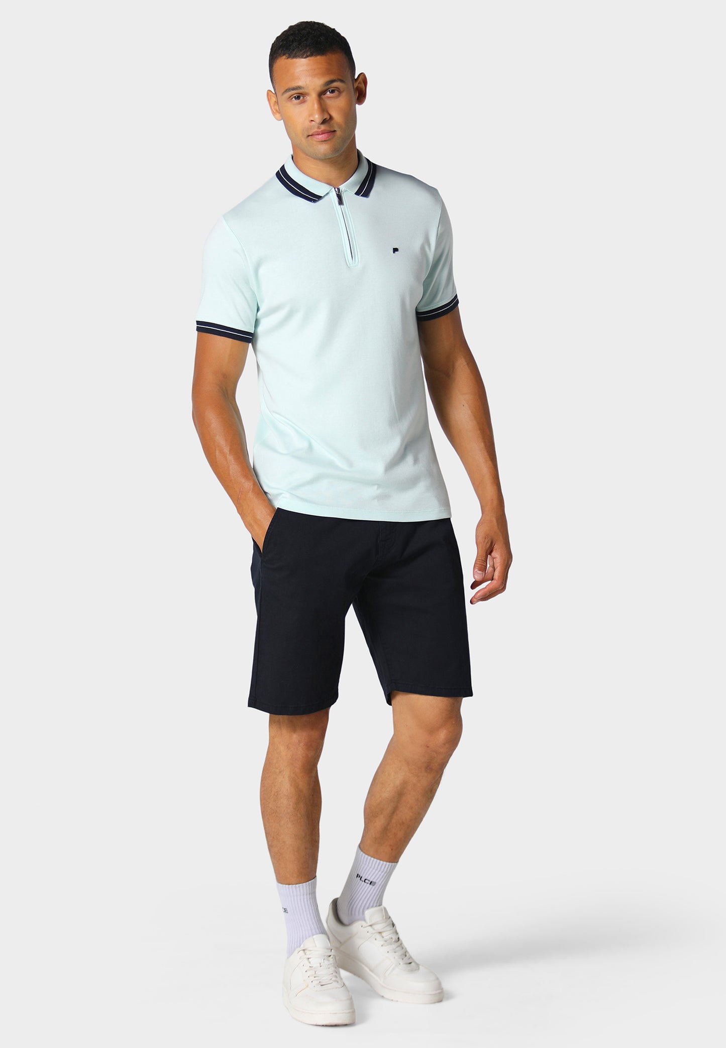 Jayson Aquatic Green Polo Shirt