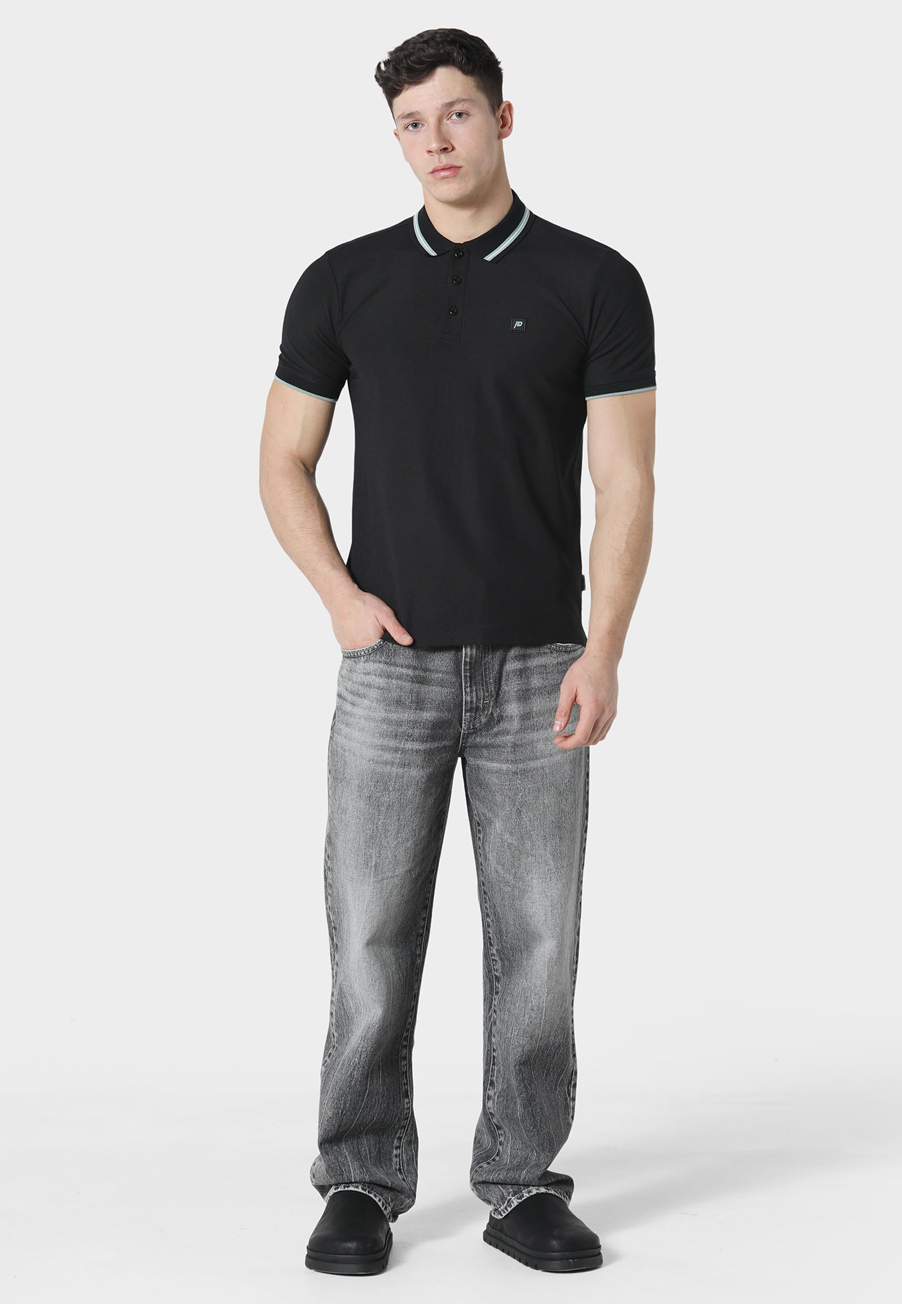 Kamloops Black Polo Shirt