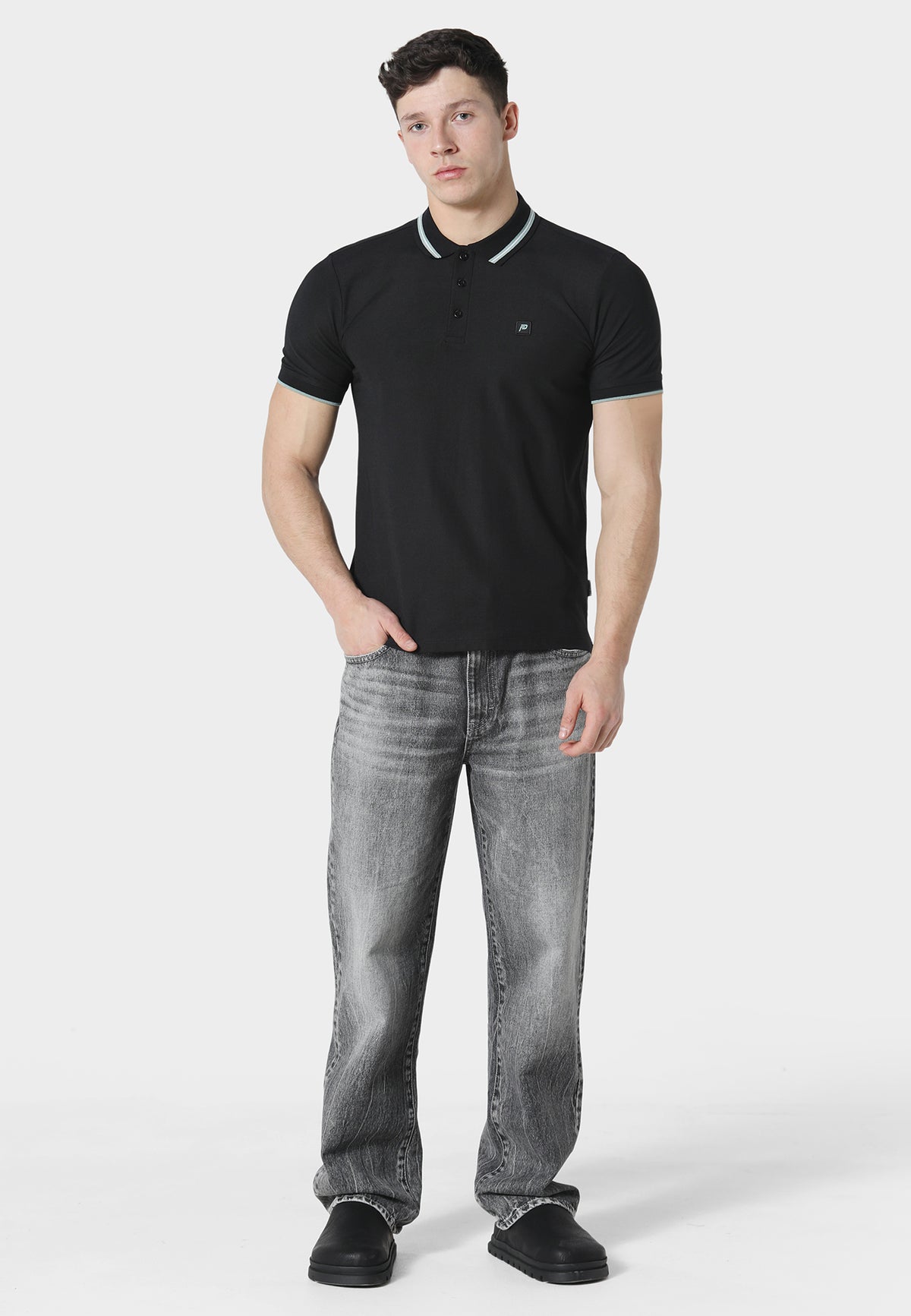 Kamloops Black Polo Shirt