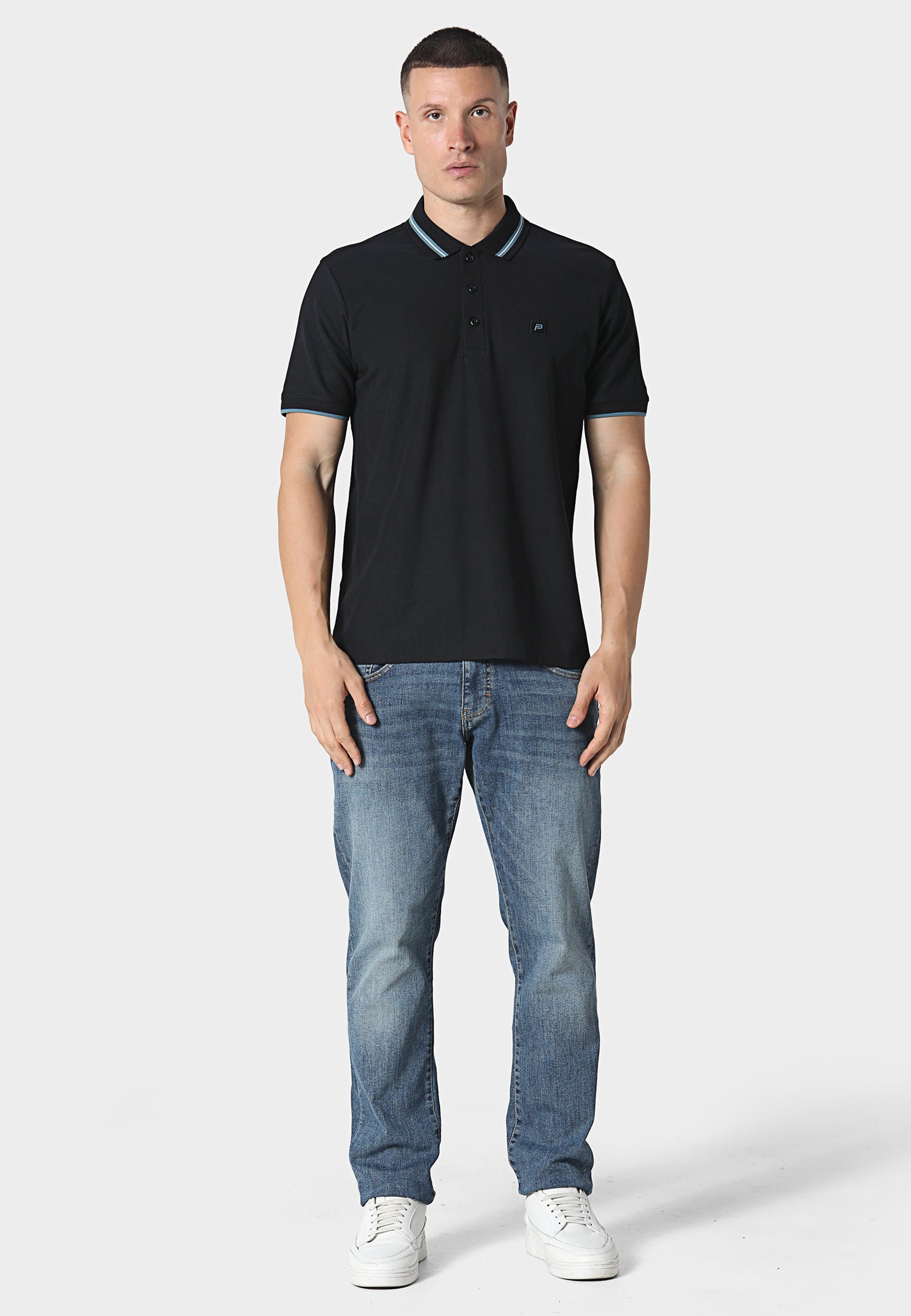 Kamloops Black Polo Shirt
